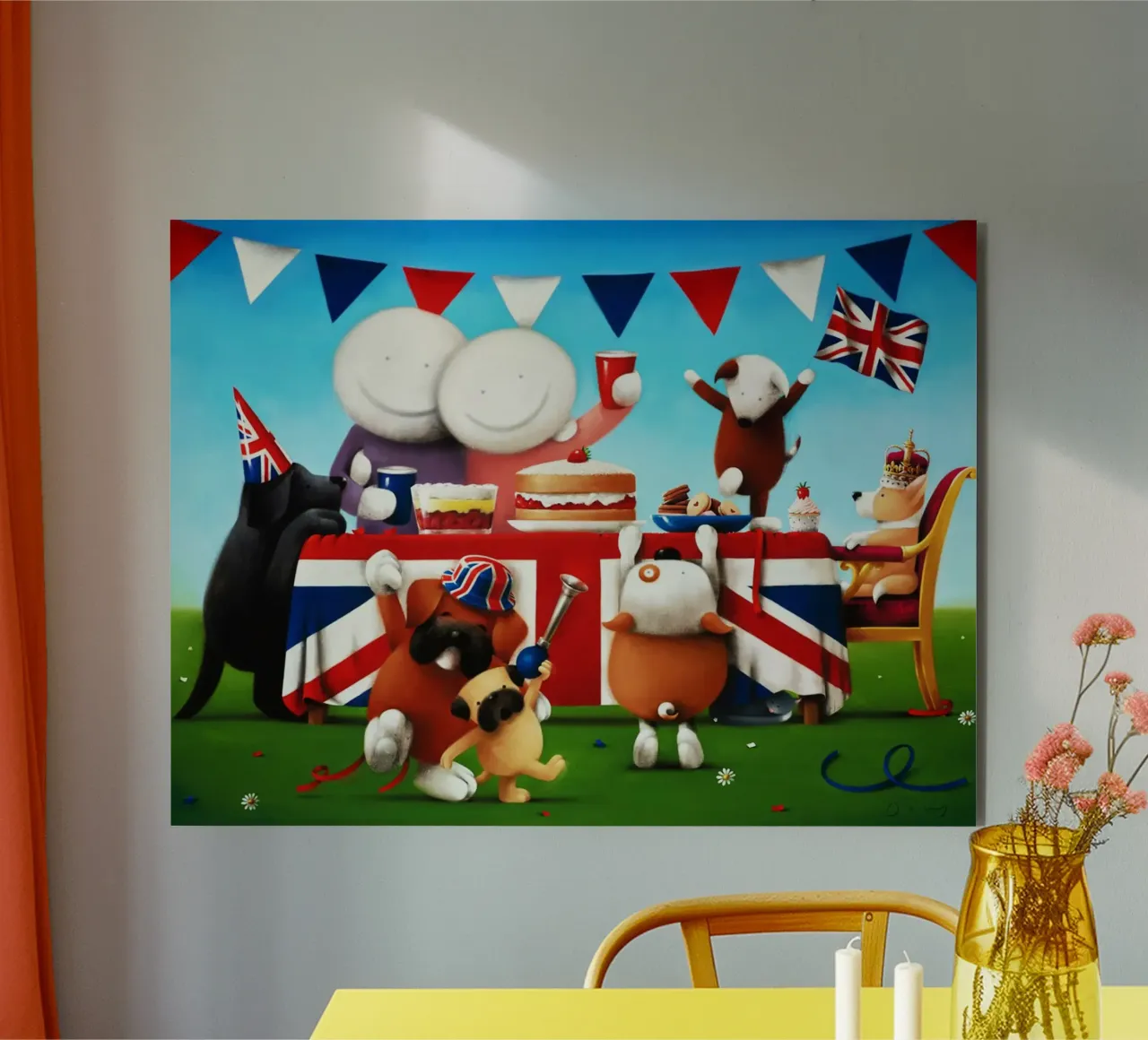 Festa in giardino di Doug Hyde alluminio dibond da Hyde Hi
