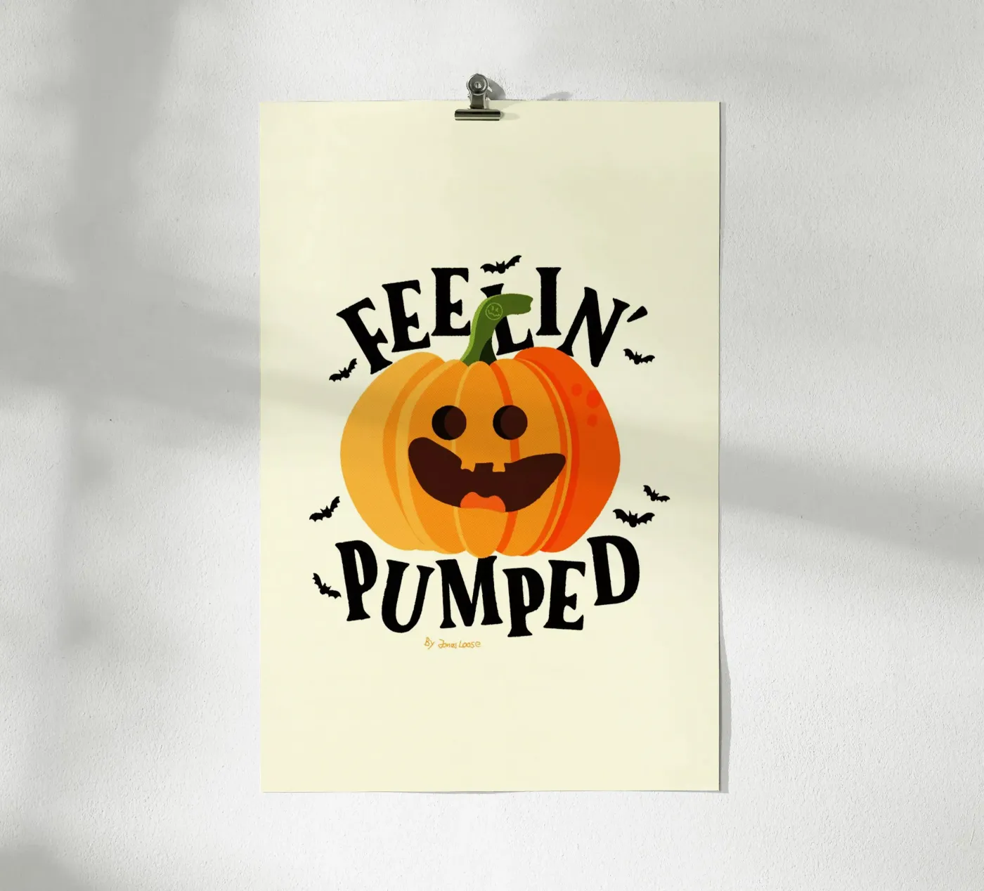 Feeling Pumped poster by Jonas Loose