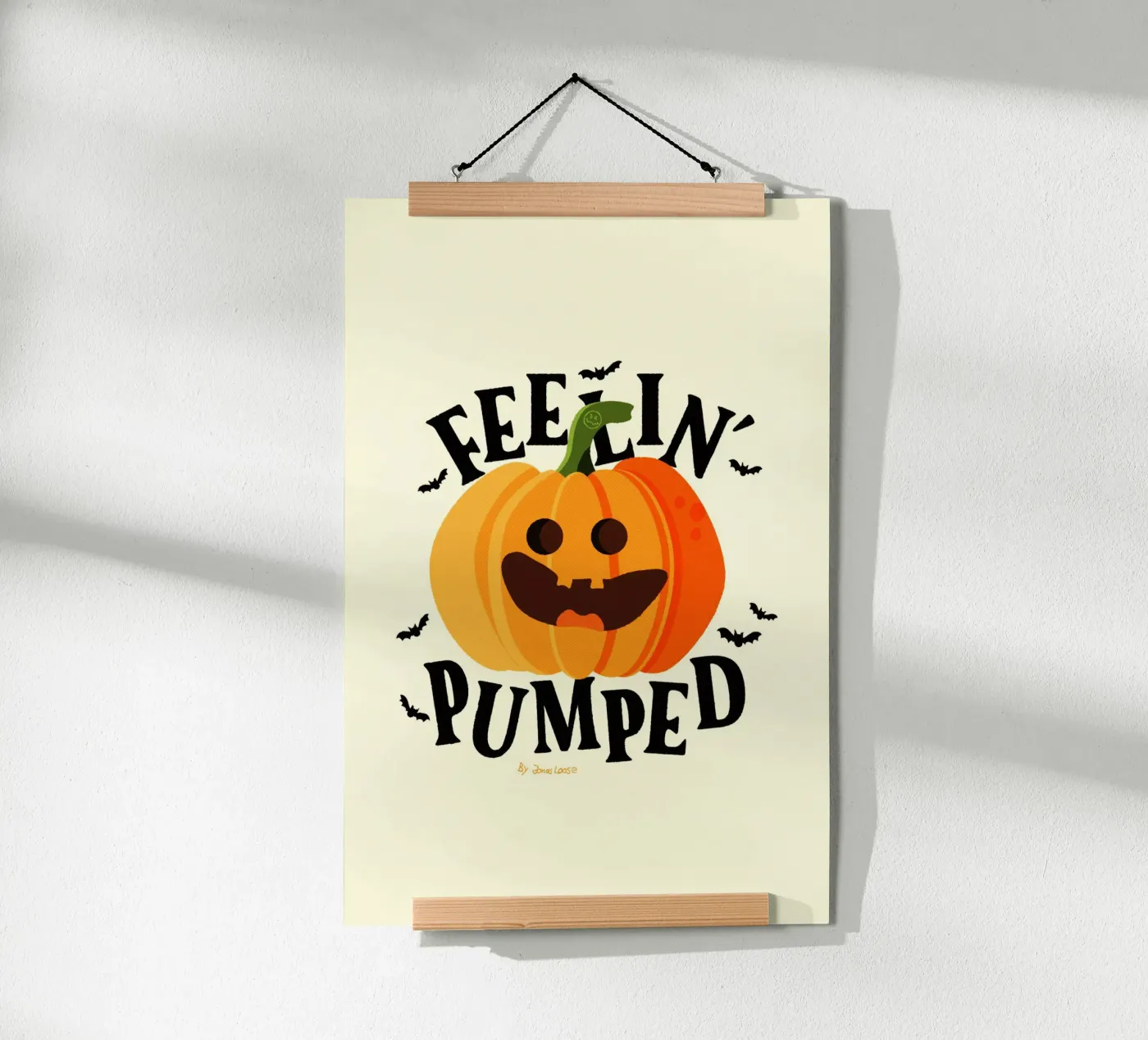 Feeling Pumped poster by Jonas Loose