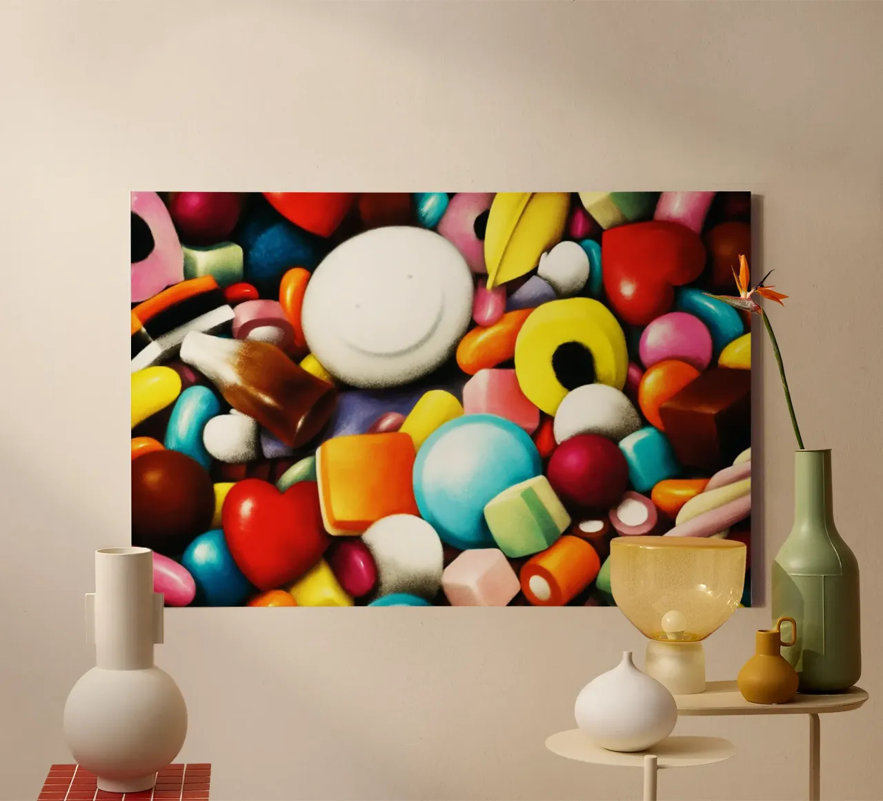 Pick Me! by Doug Hyde canvas with Floater frame by Hyde Hi