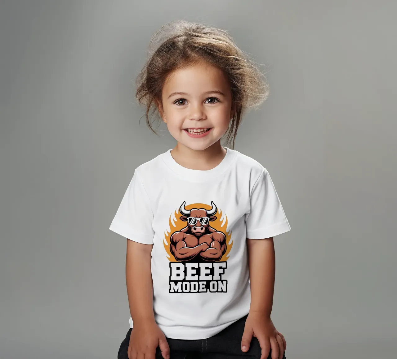 Beef Mode on t-shirt bambini da Shirtfantastisch