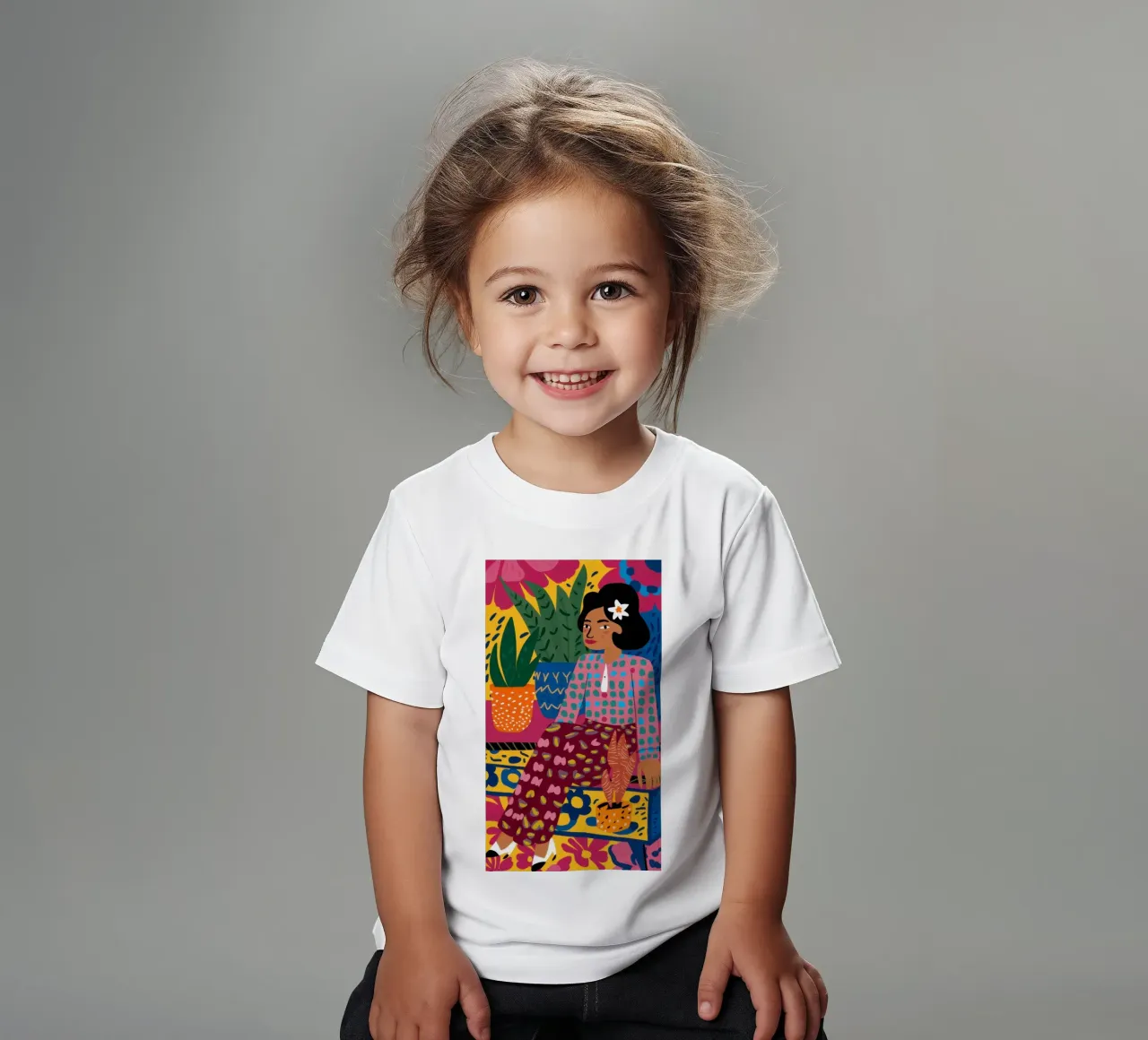 The Botanical Muse kids t-shirt by Veil Maya