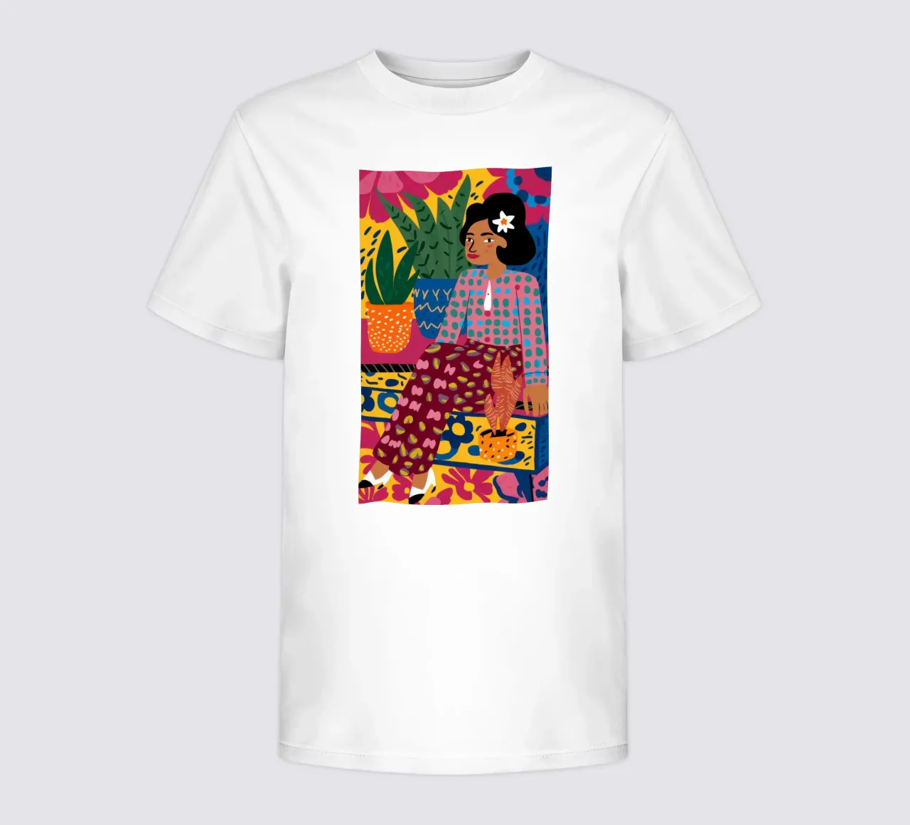 The Botanical Muse kids t-shirt by Veil Maya