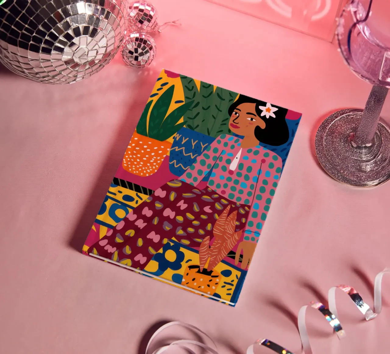 The Botanical Muse notebook by Veil Maya