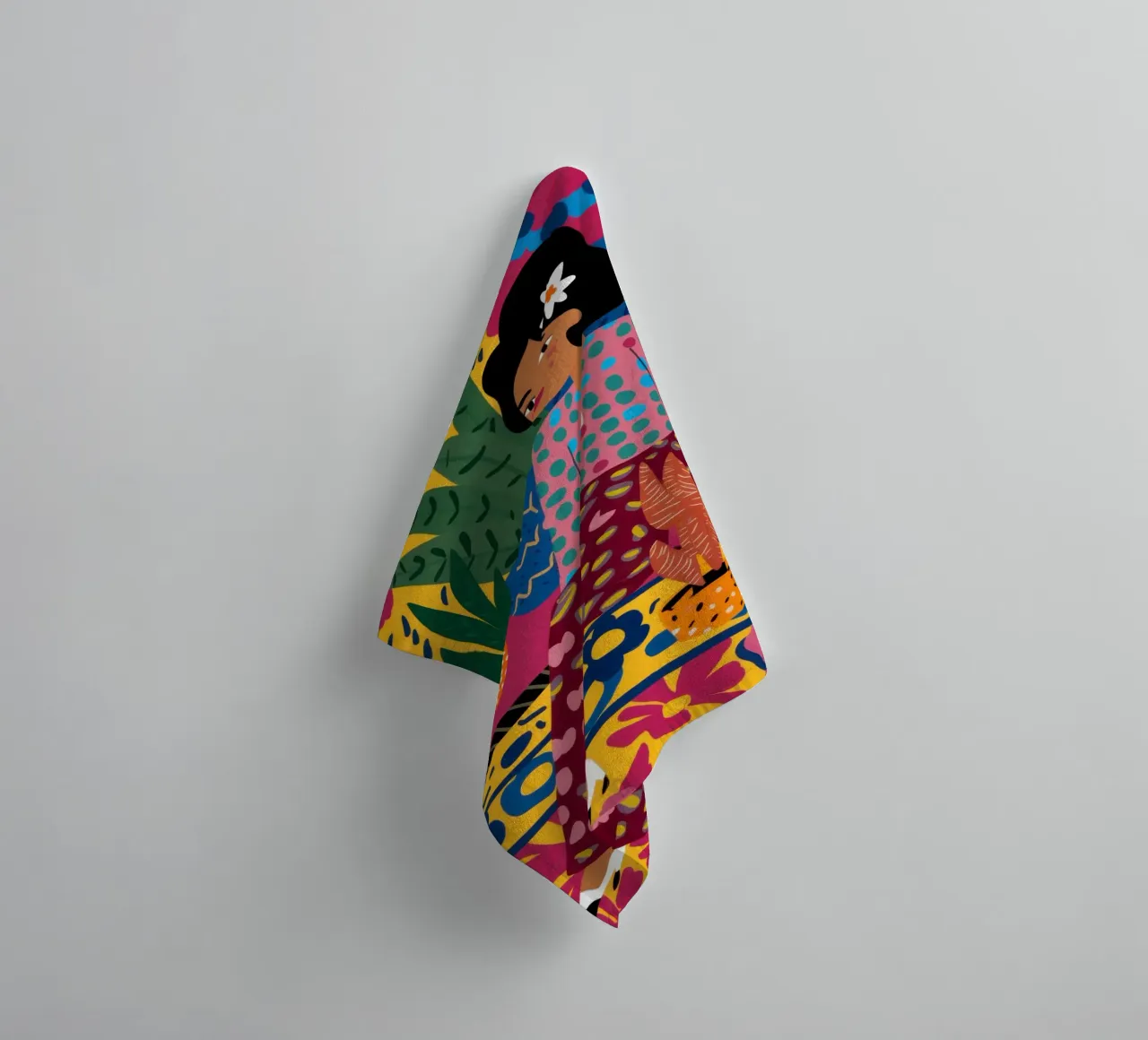 Die botanische Muse Handtuch von Veil Maya