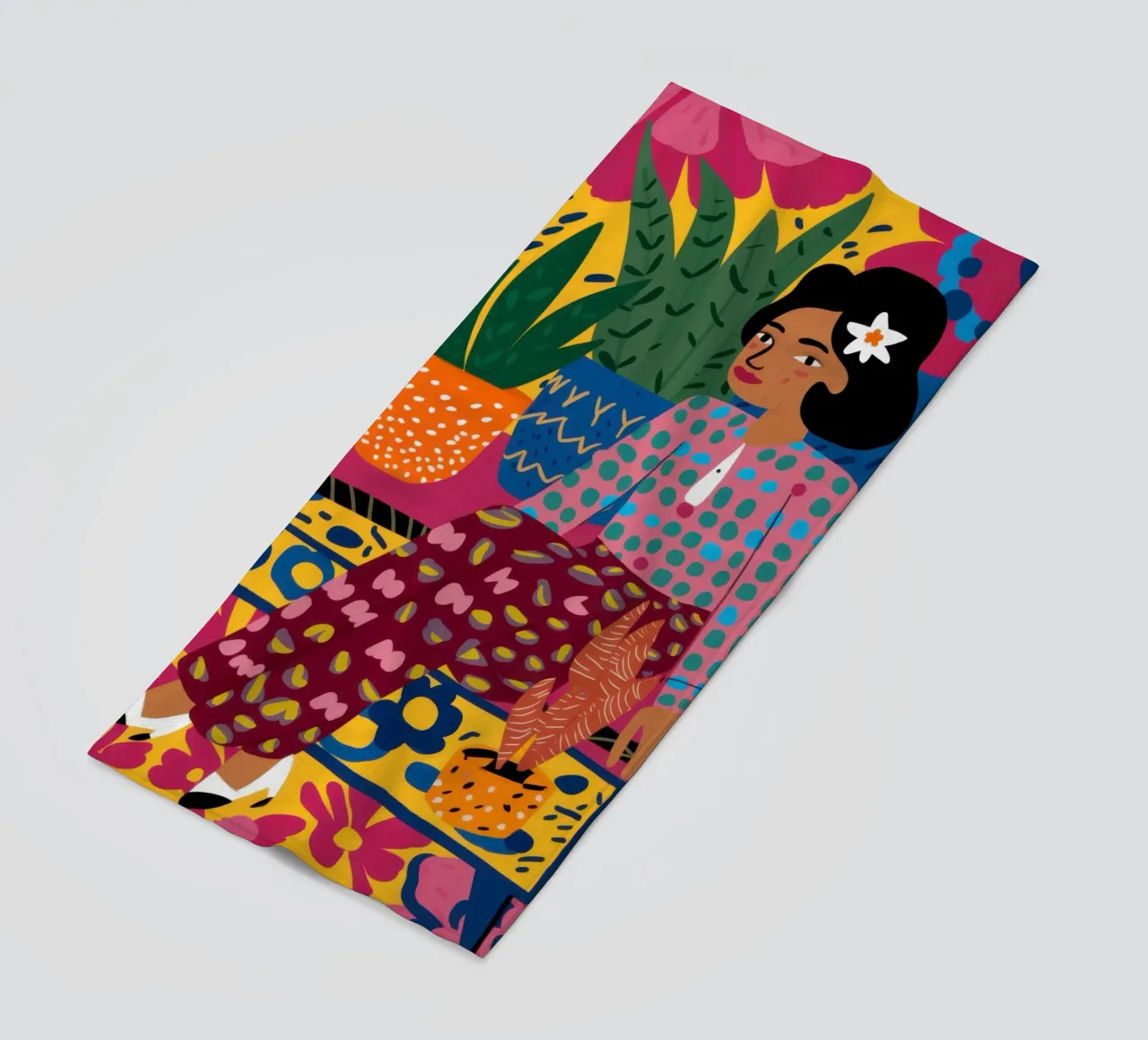 La Musa Botanica telo mare da Veil Maya