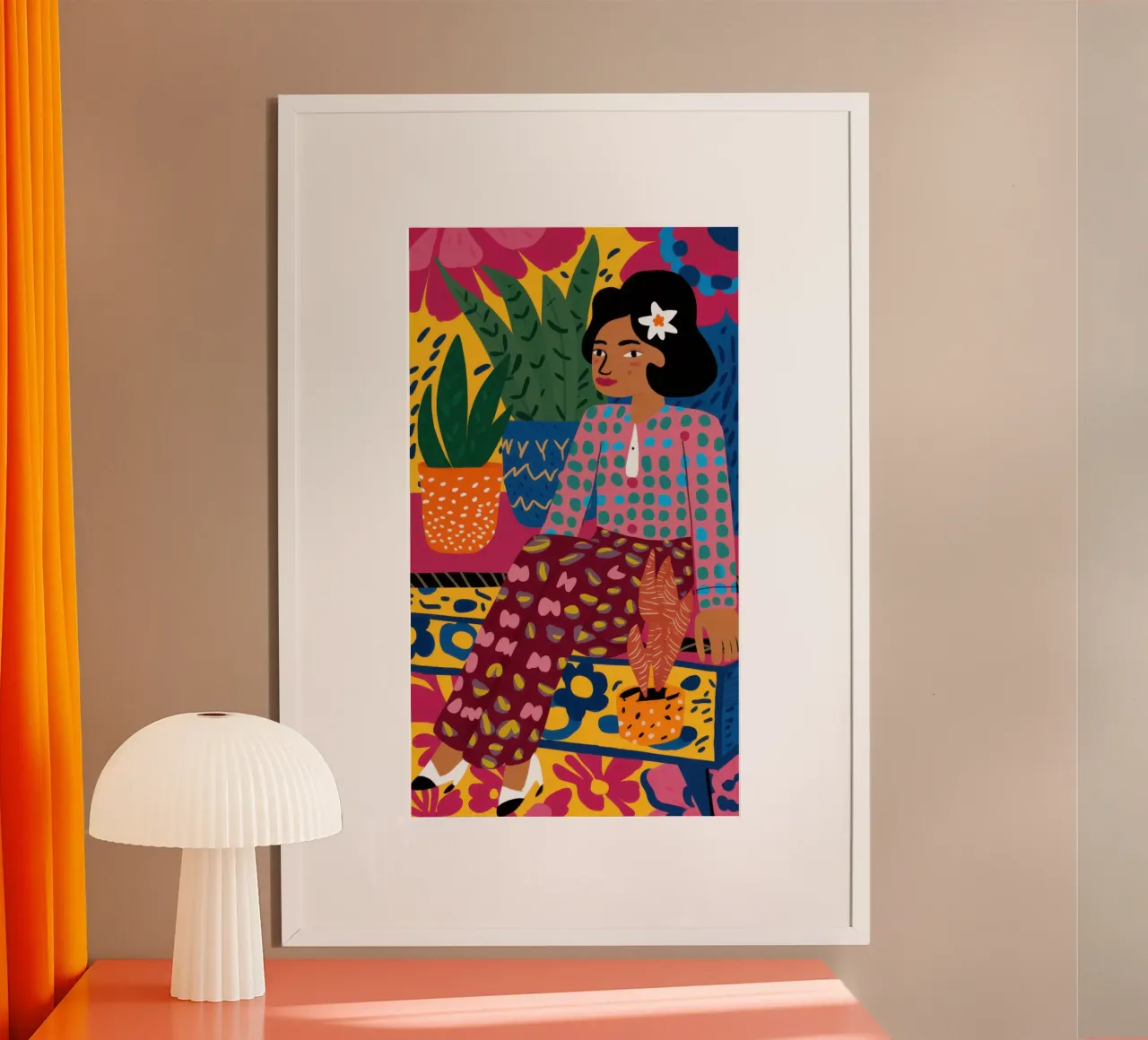 The Botanical Muse poster by Veil Maya