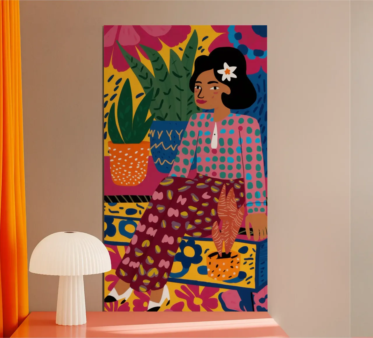 The Botanical Muse poster by Veil Maya