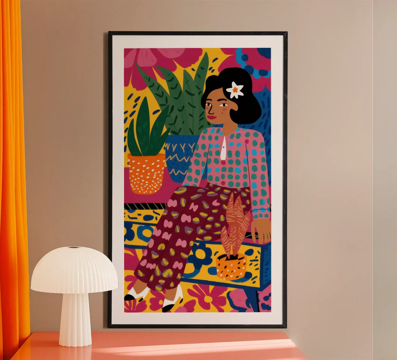 The Botanical Muse poster by Veil Maya