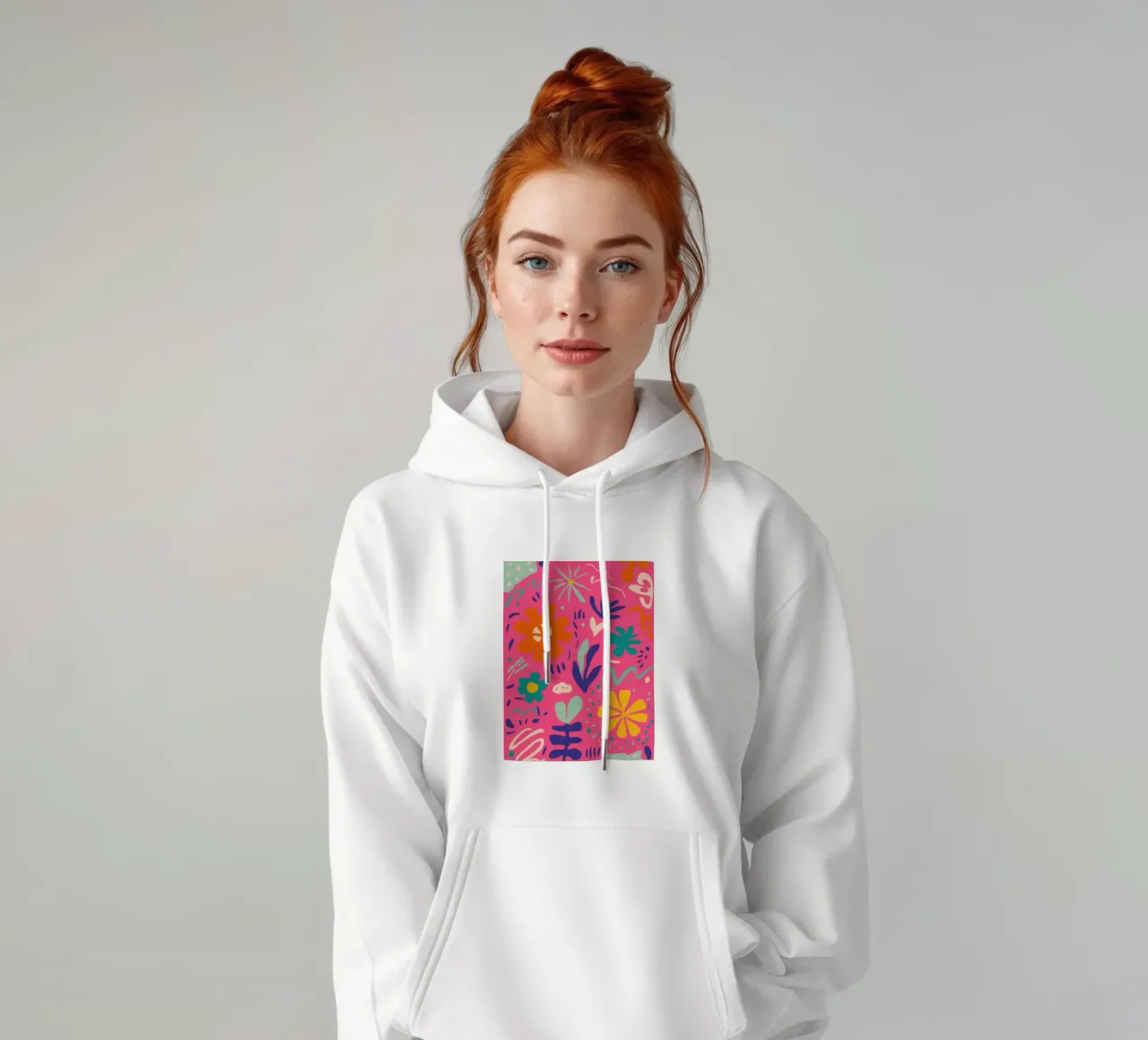 Sogno floreale rosa felpa con cappuccio da Frosh Pallete
