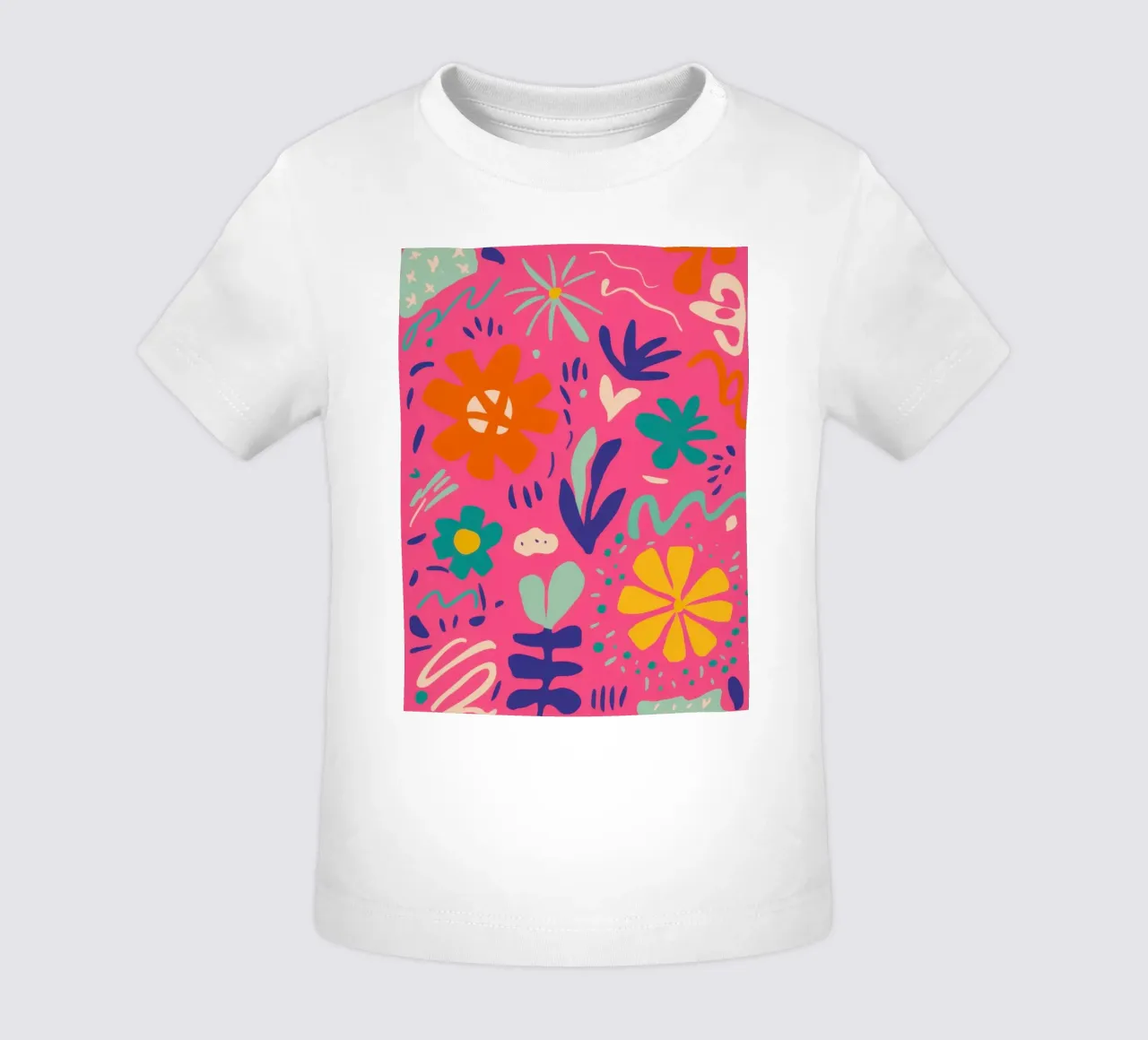 Pink Floral Dream baby t-shirt by Frosh Pallete