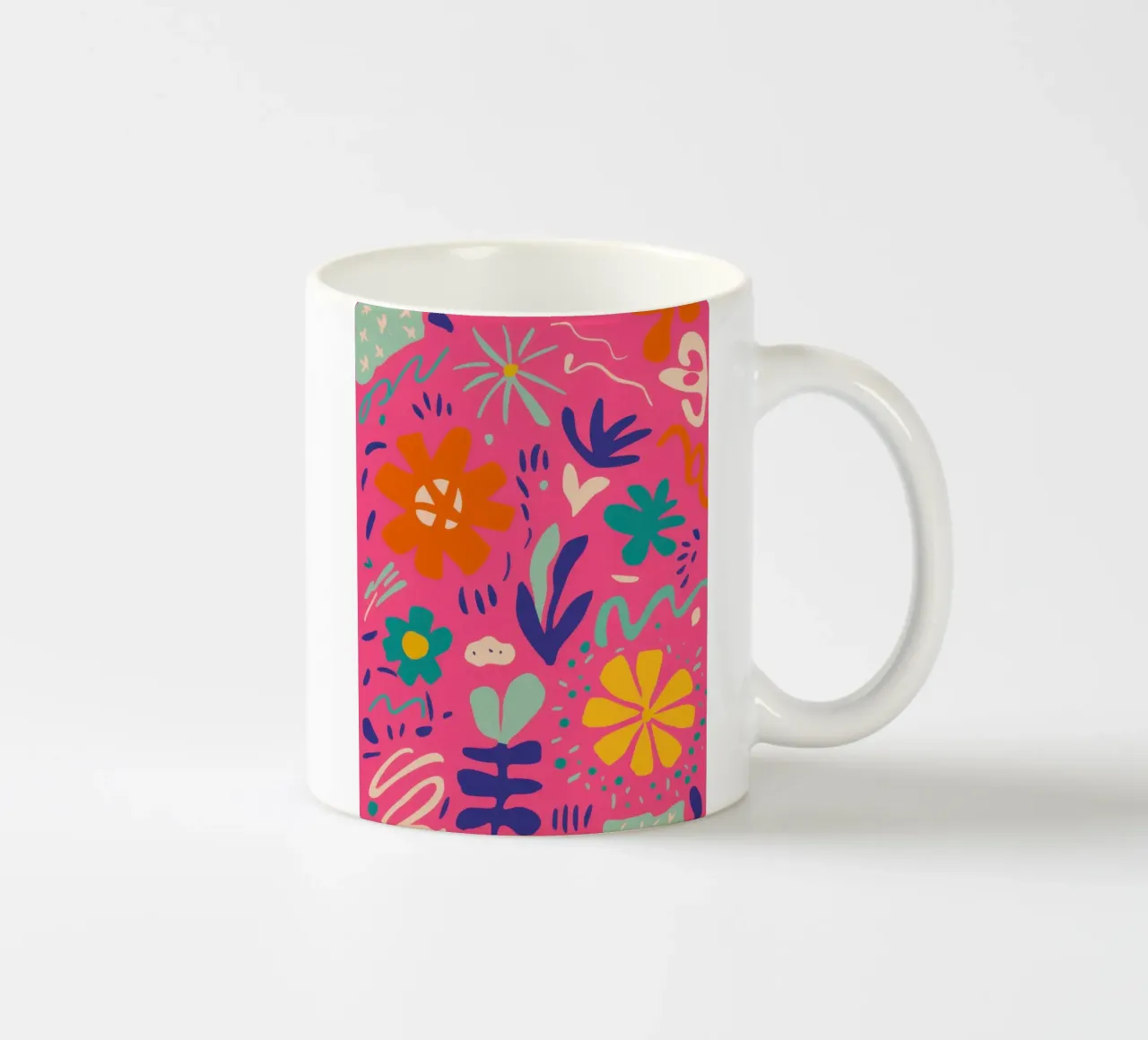 Sogno floreale rosa tazza in ceramica da Frosh Pallete