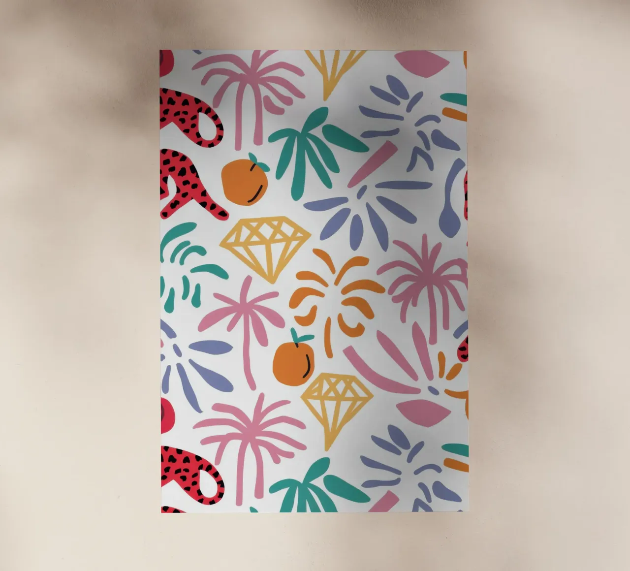 Wilddiamanten-Flora Backlit Folie von Bring Haven