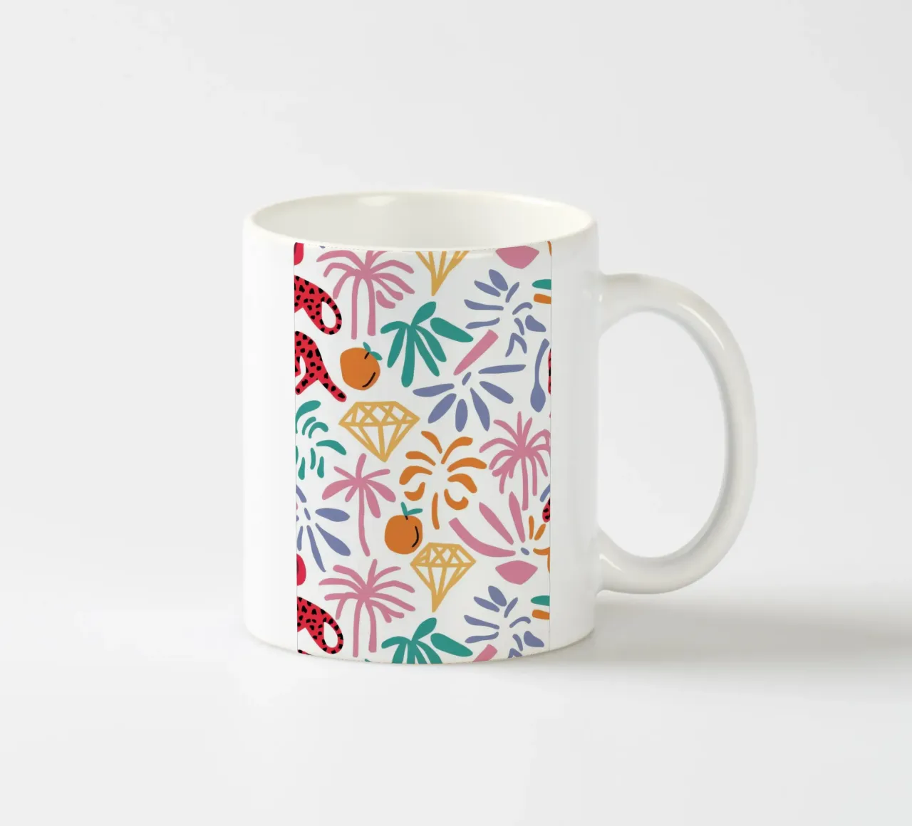 Wild Diamond Flora ceramic mug by Bring Haven
