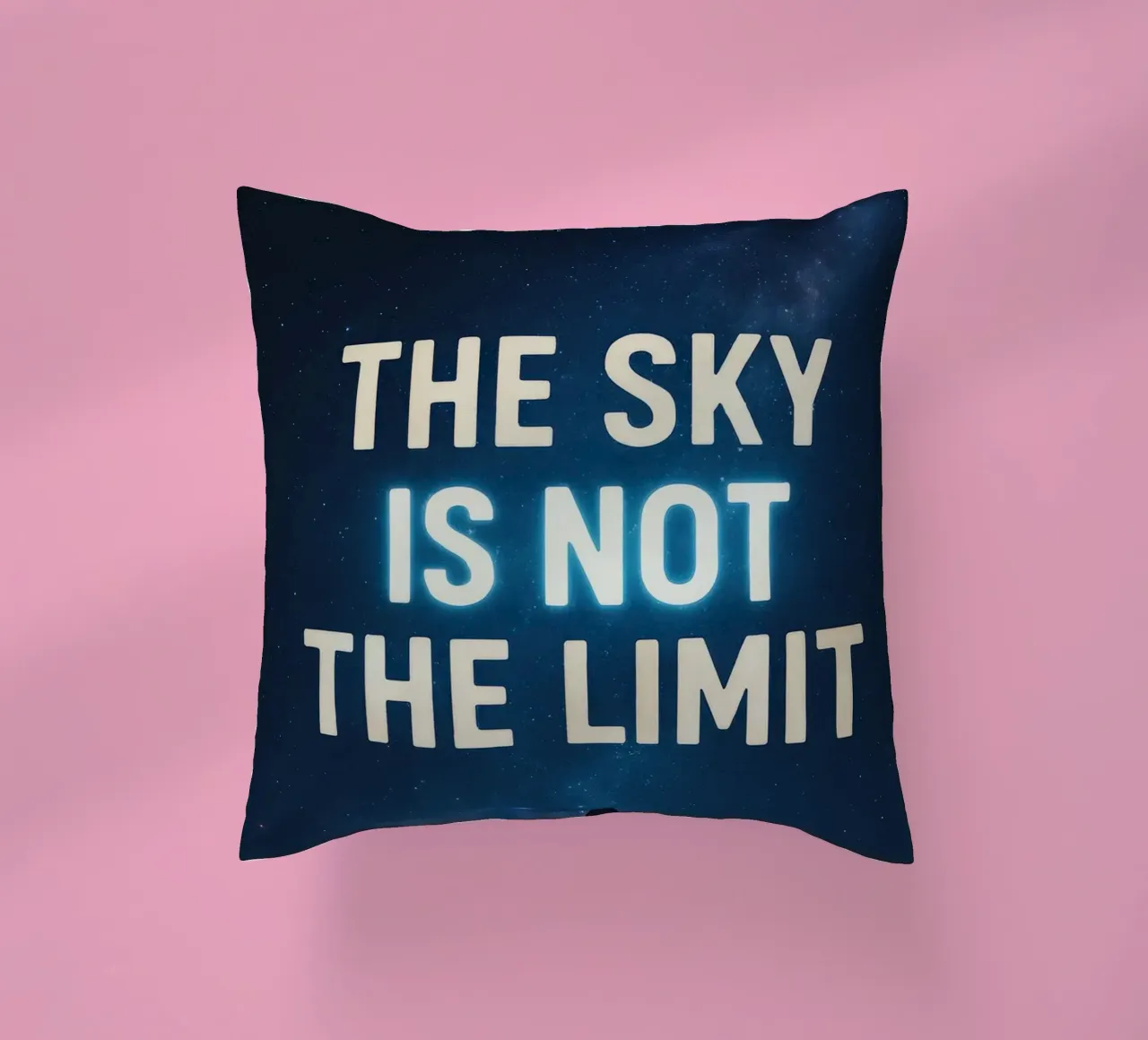 The sky is not the limit motivation cuscino da RB-Quotes