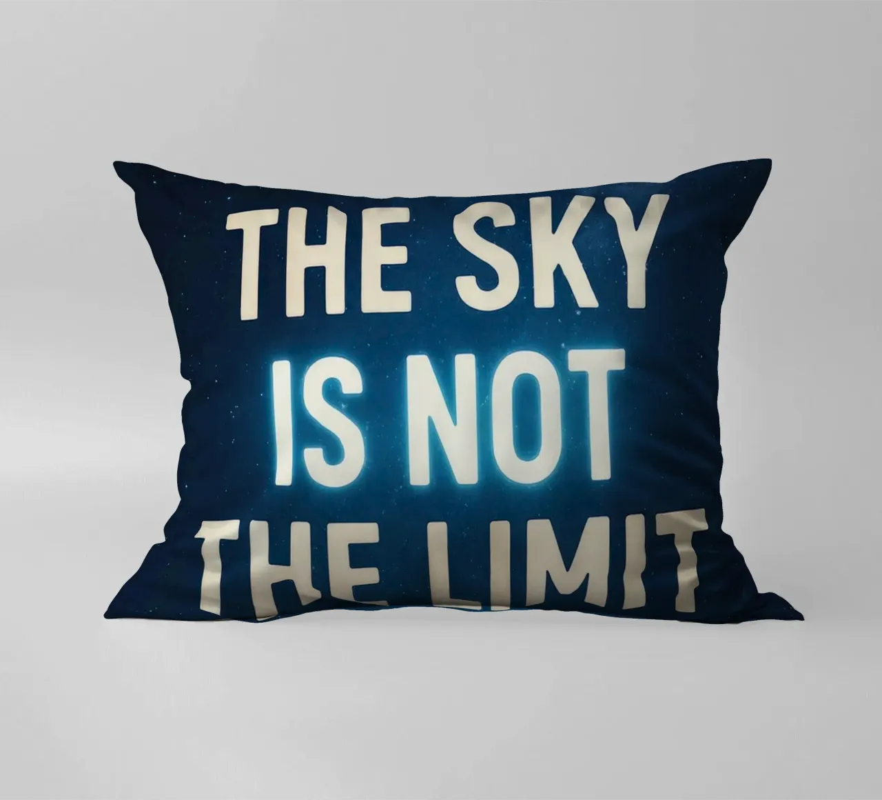 The sky is not the limit motivation cuscino da RB-Quotes