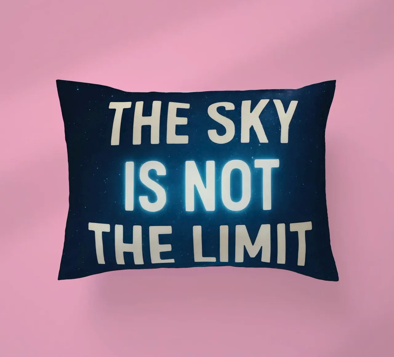 The sky is not the limit motivation cuscino da RB-Quotes