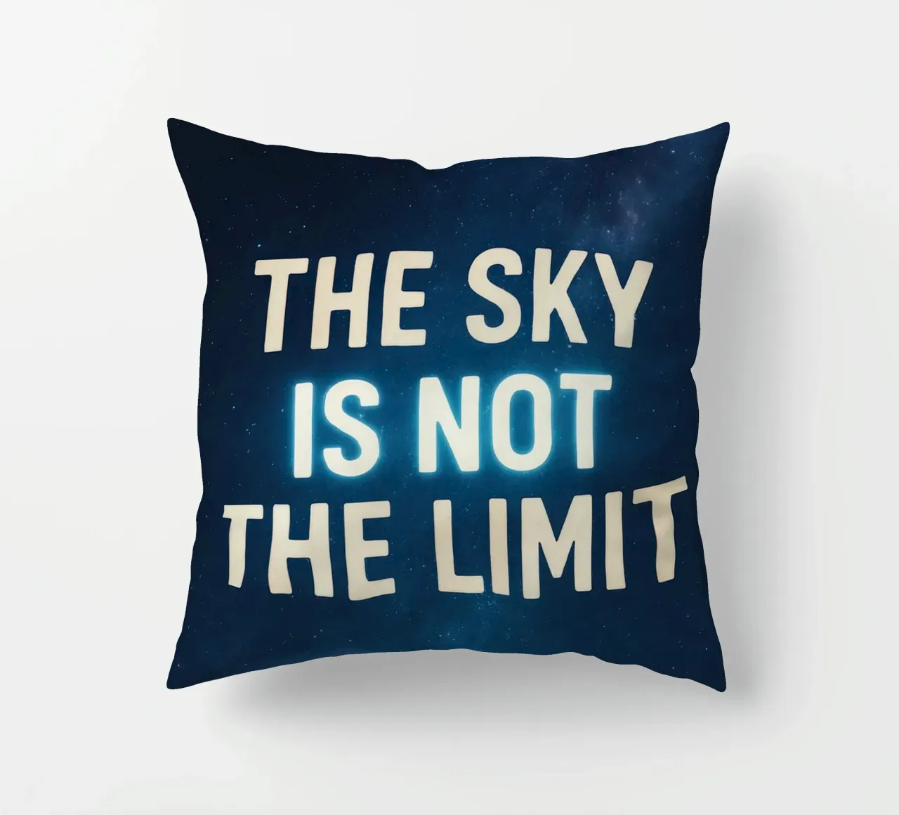The sky is not the limit motivation cuscino da RB-Quotes
