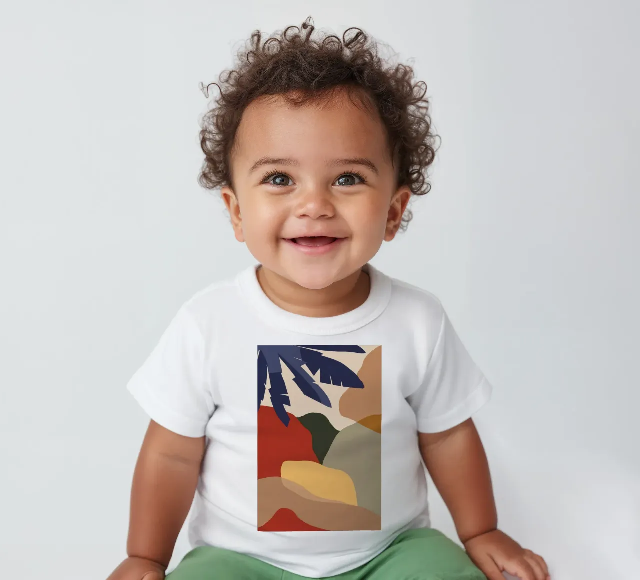 Paisaje terrestre minimalista Vista camiseta de bebé de Bring Haven