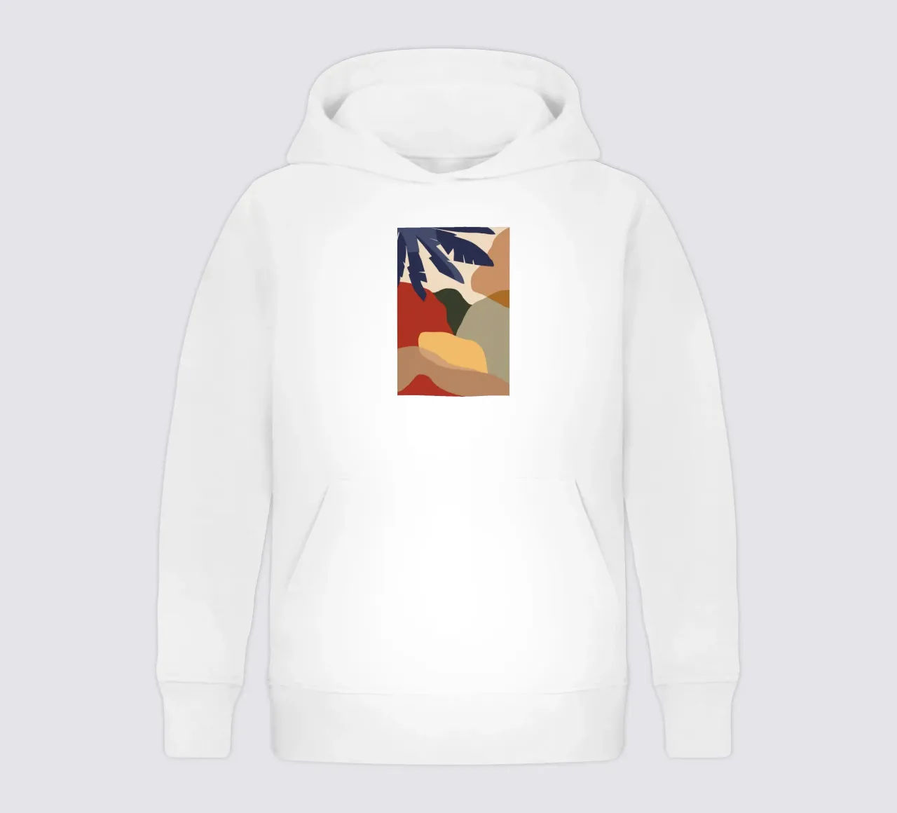 Minimalist Earthscape Vista kids hoodie by Bring Haven