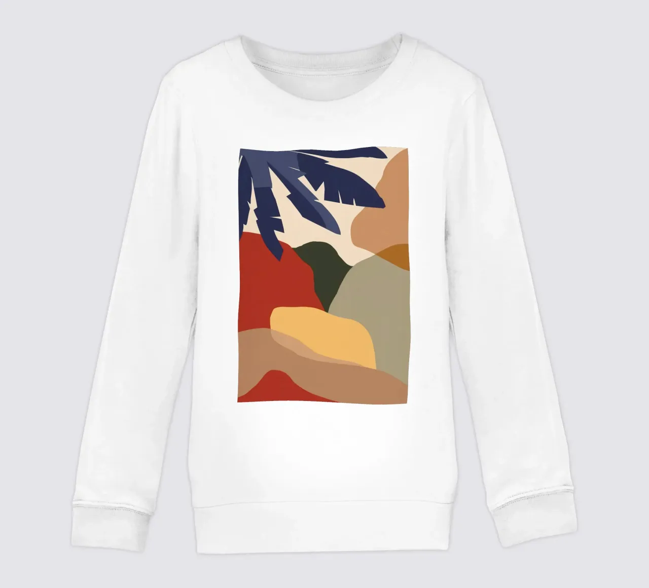 Paysage terrestre minimaliste Vista sweat enfant de Bring Haven