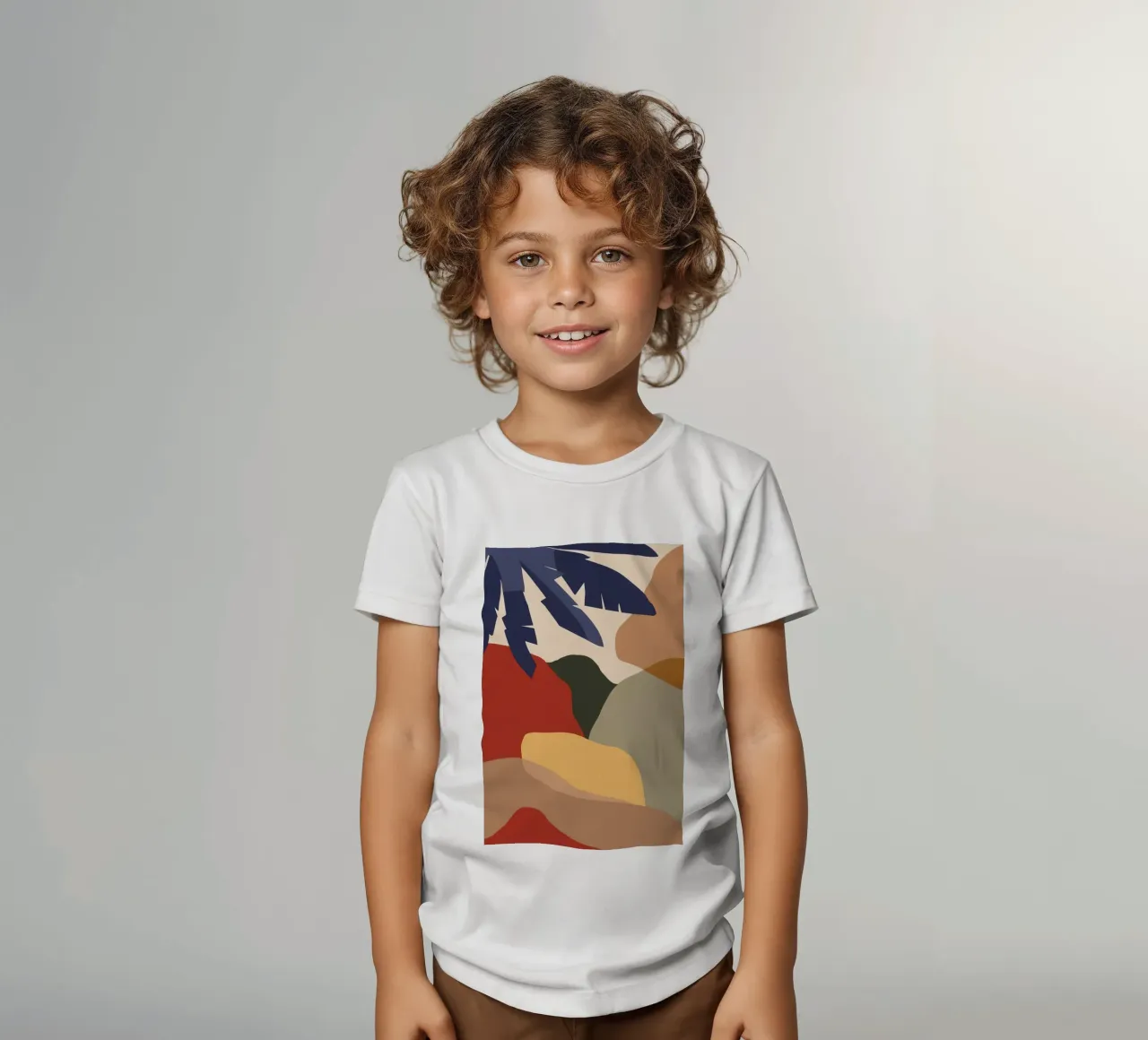 Minimalist Earthscape Vista kids t-shirt by Bring Haven
