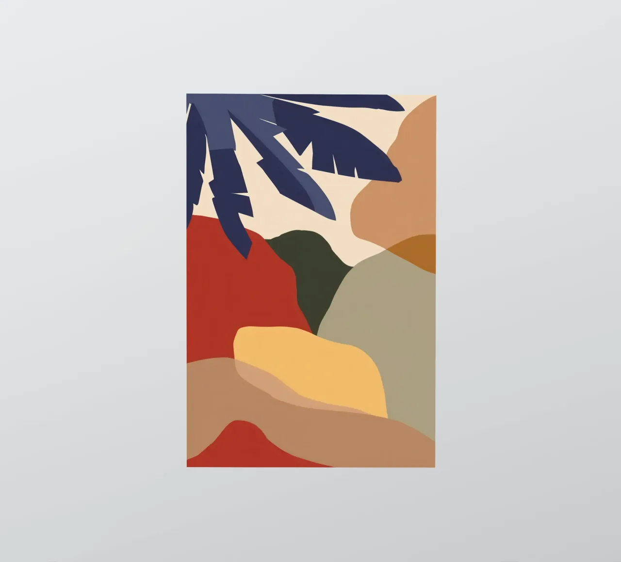 Paisaje terrestre minimalista Vista pegatina de Bring Haven