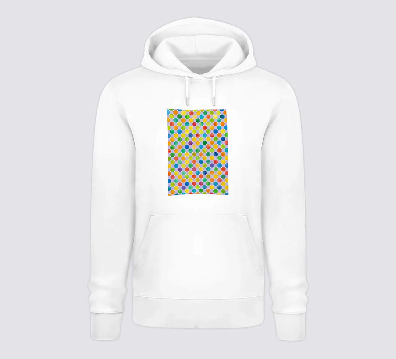 dibujo abstracto octogonal ilustración sudadera con capucha de Permatax