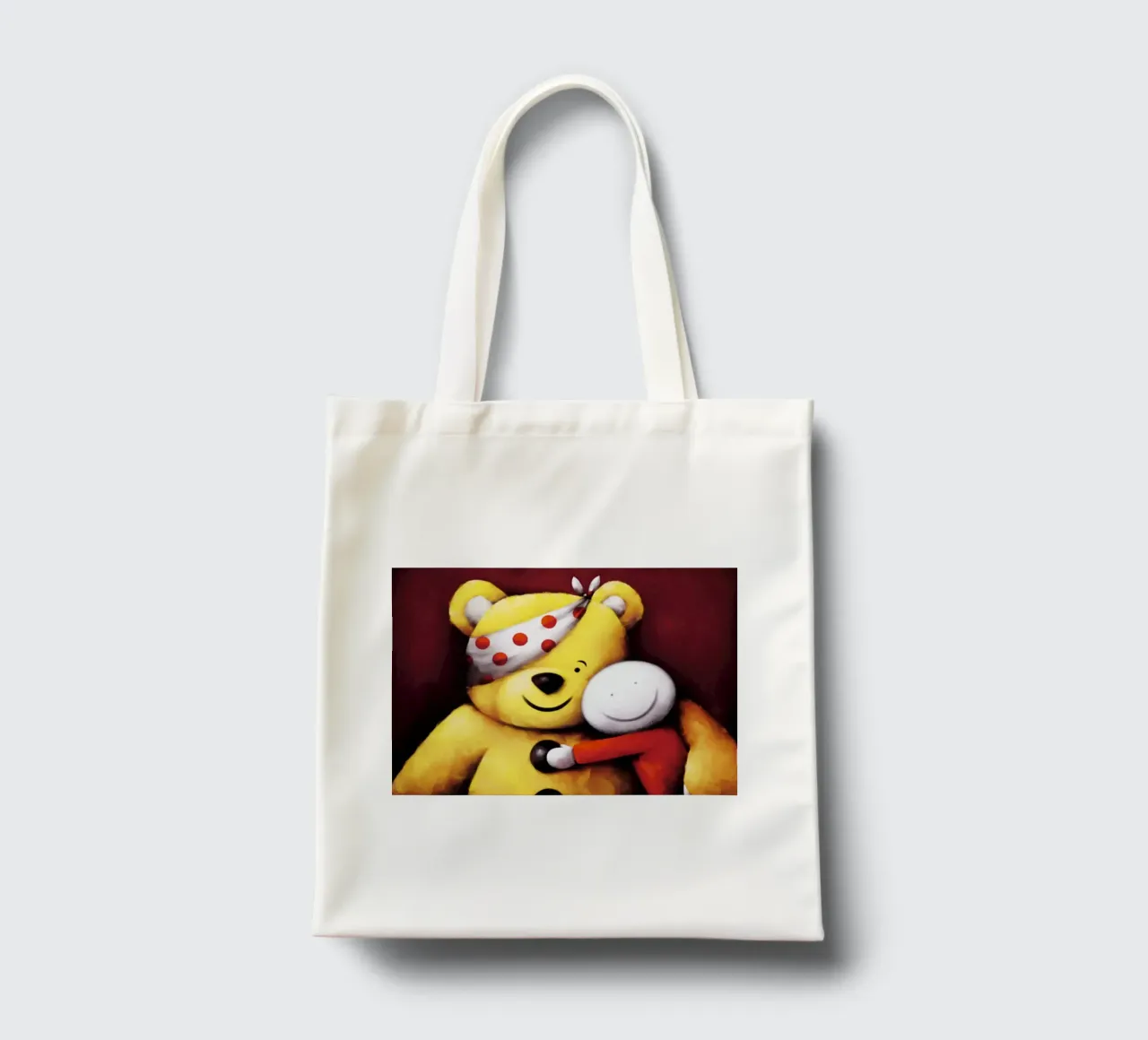 Pudsey Doug Hyde borsa in juta da Hyde Hi