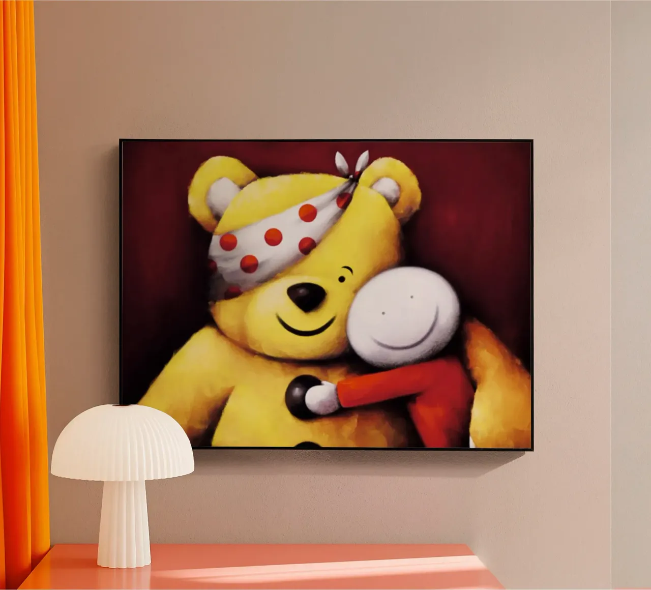 Pudsey Doug Hyde plexiglass da Hyde Hi
