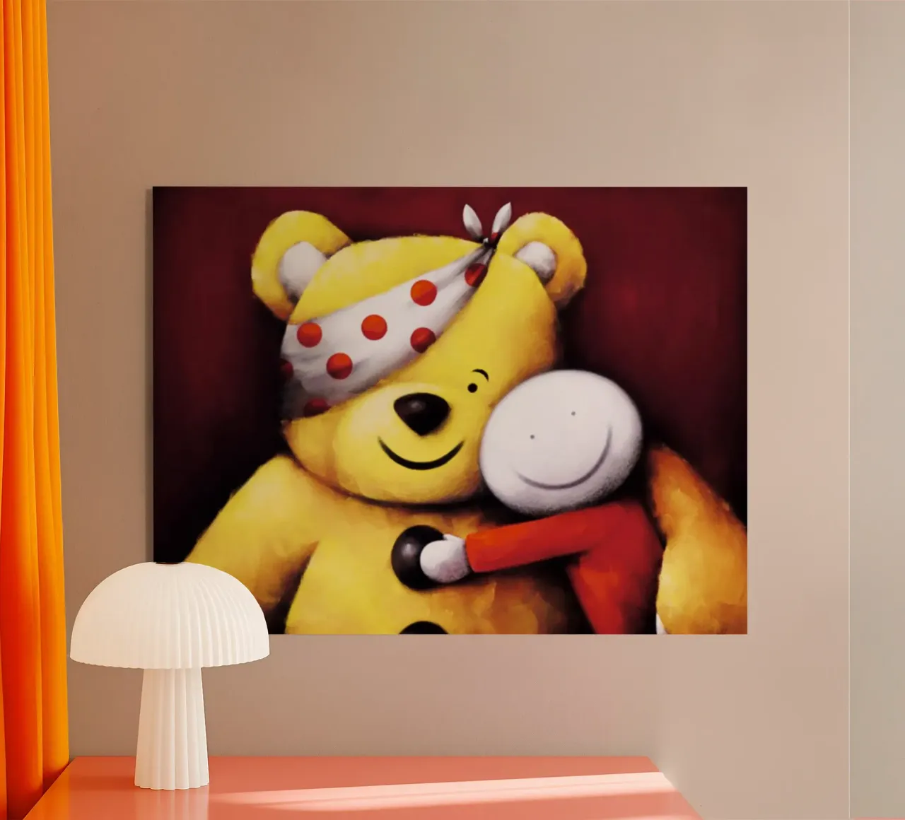 Pudsey Doug Hyde plexiglass da Hyde Hi