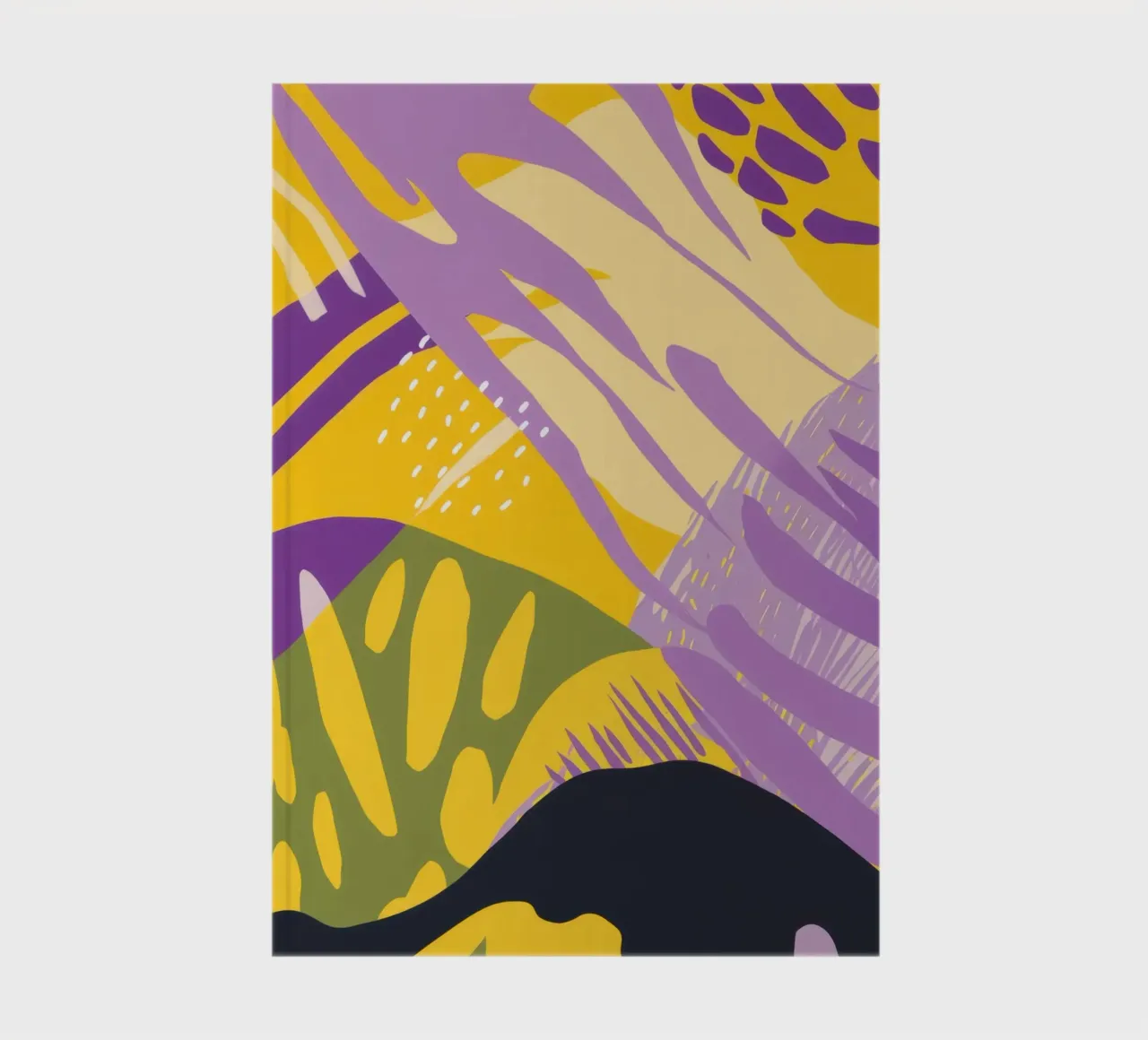 Energetic Abstract Strokes notebook by Frosh Pallete
