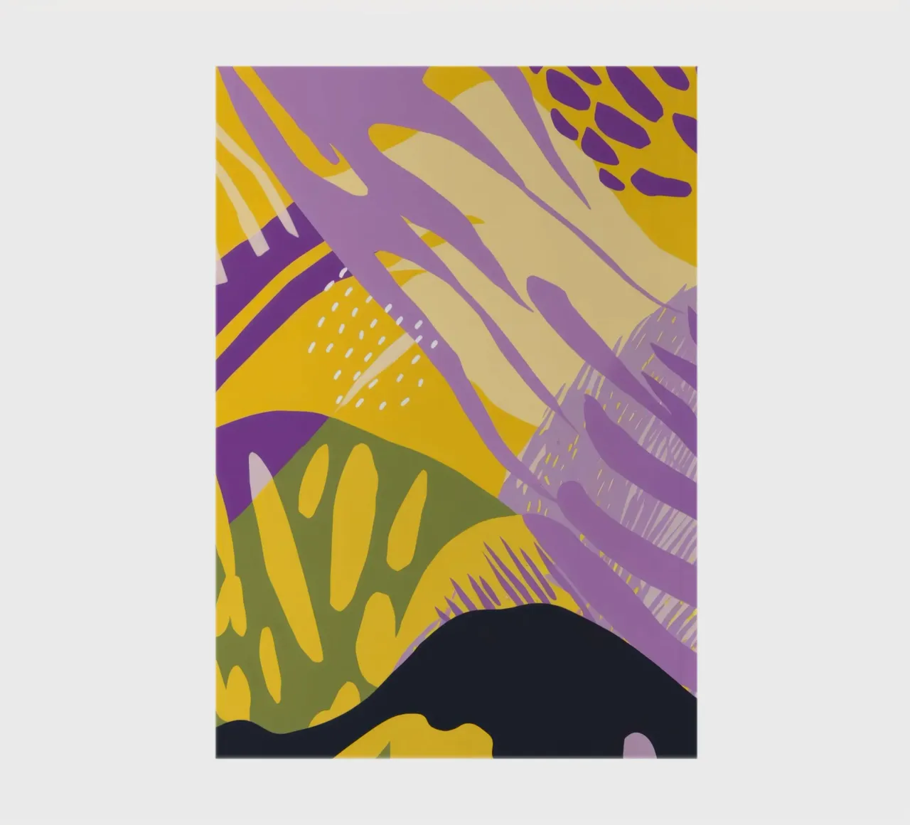 Energetic Abstract Strokes notebook by Frosh Pallete