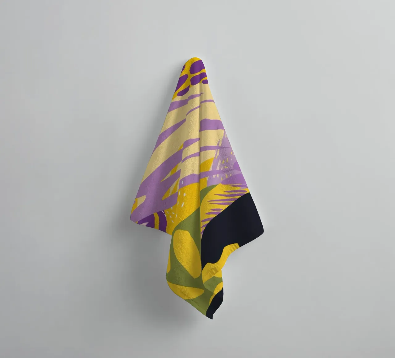 Energetic Abstract Strokes towel by Frosh Pallete