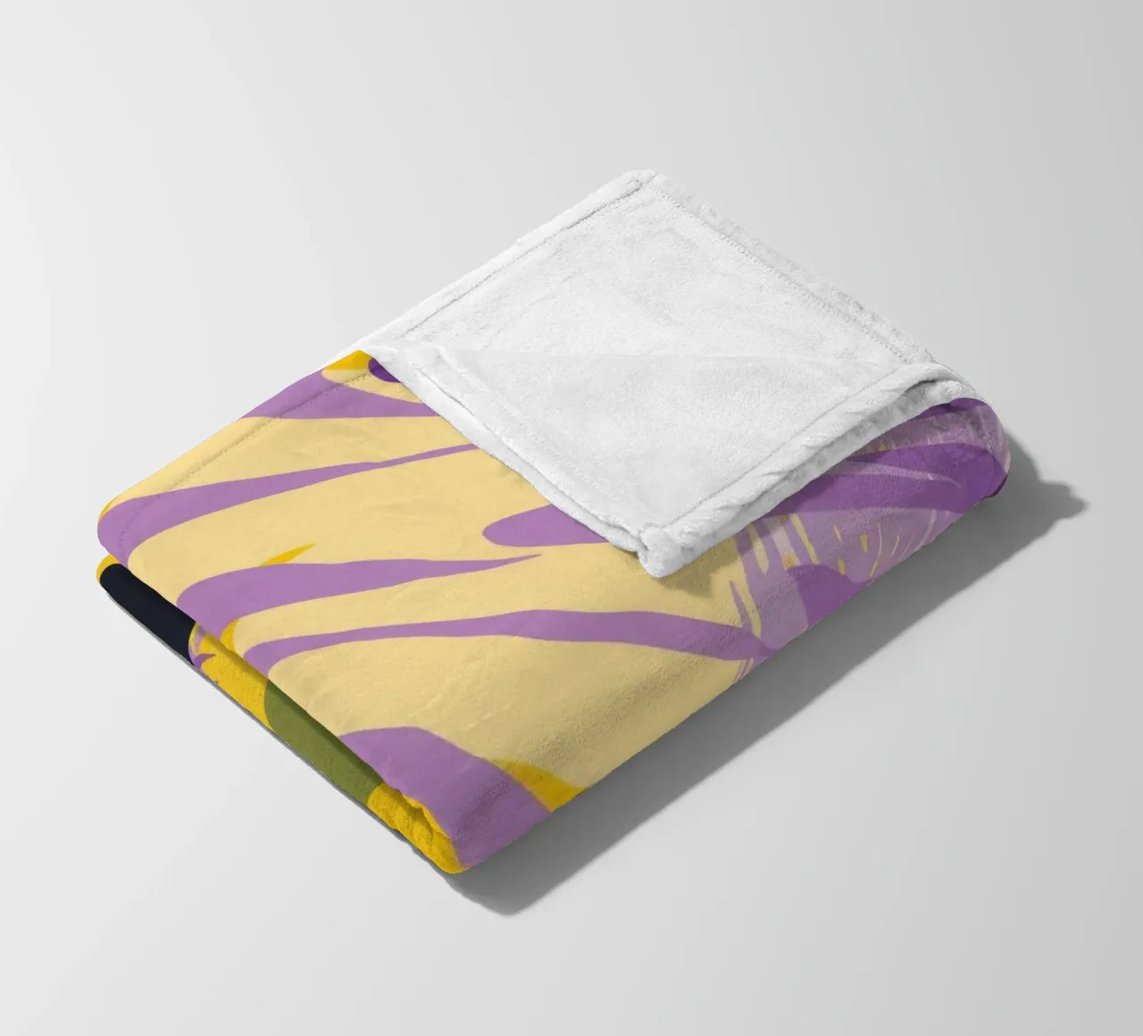 Traits abstraits énergiques plaid polaire de Frosh Pallete