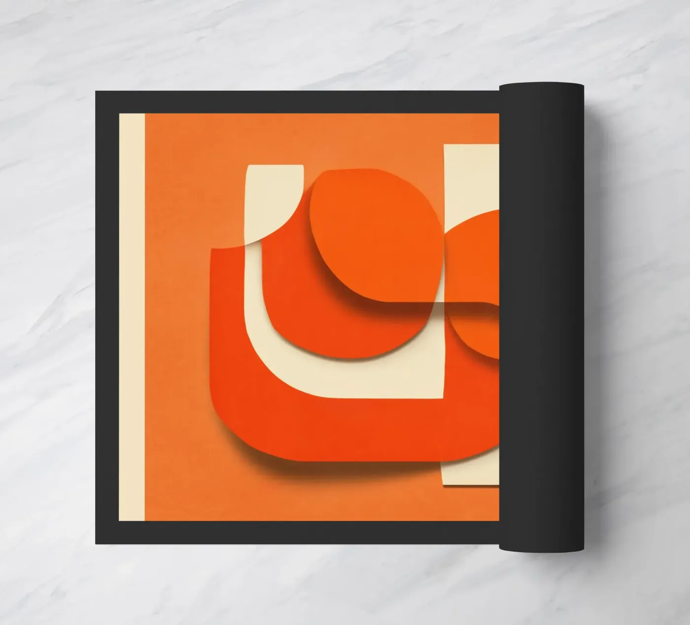 Retro Orange Layers zerbino da Verse