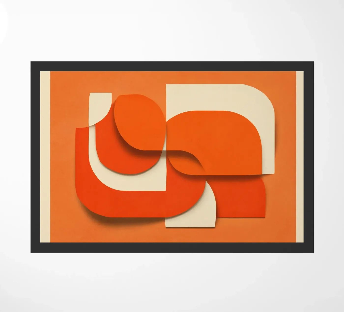 Retro Orange Layers zerbino da Verse