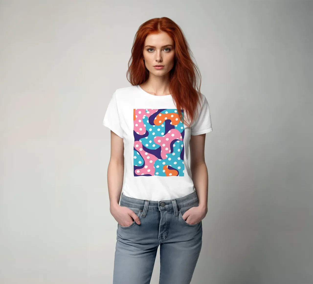 Flusso giocoso a pois t-shirt da Frosh Pallete