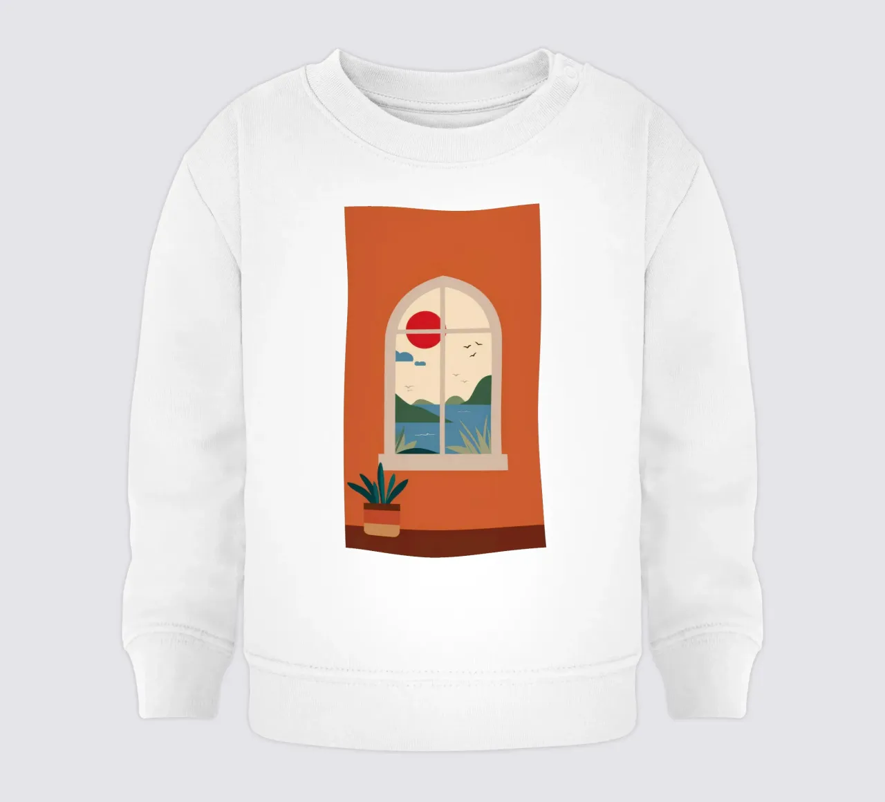 Terracotta Window Solace felpa neonato da Bring Haven