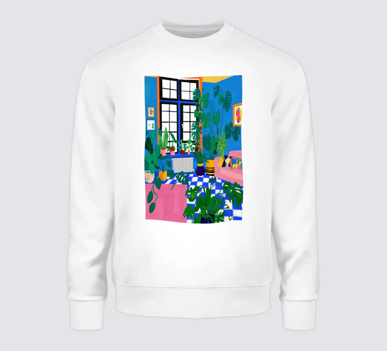 Vivid Room Sanctuary sweatshirt by Frosh Pallete