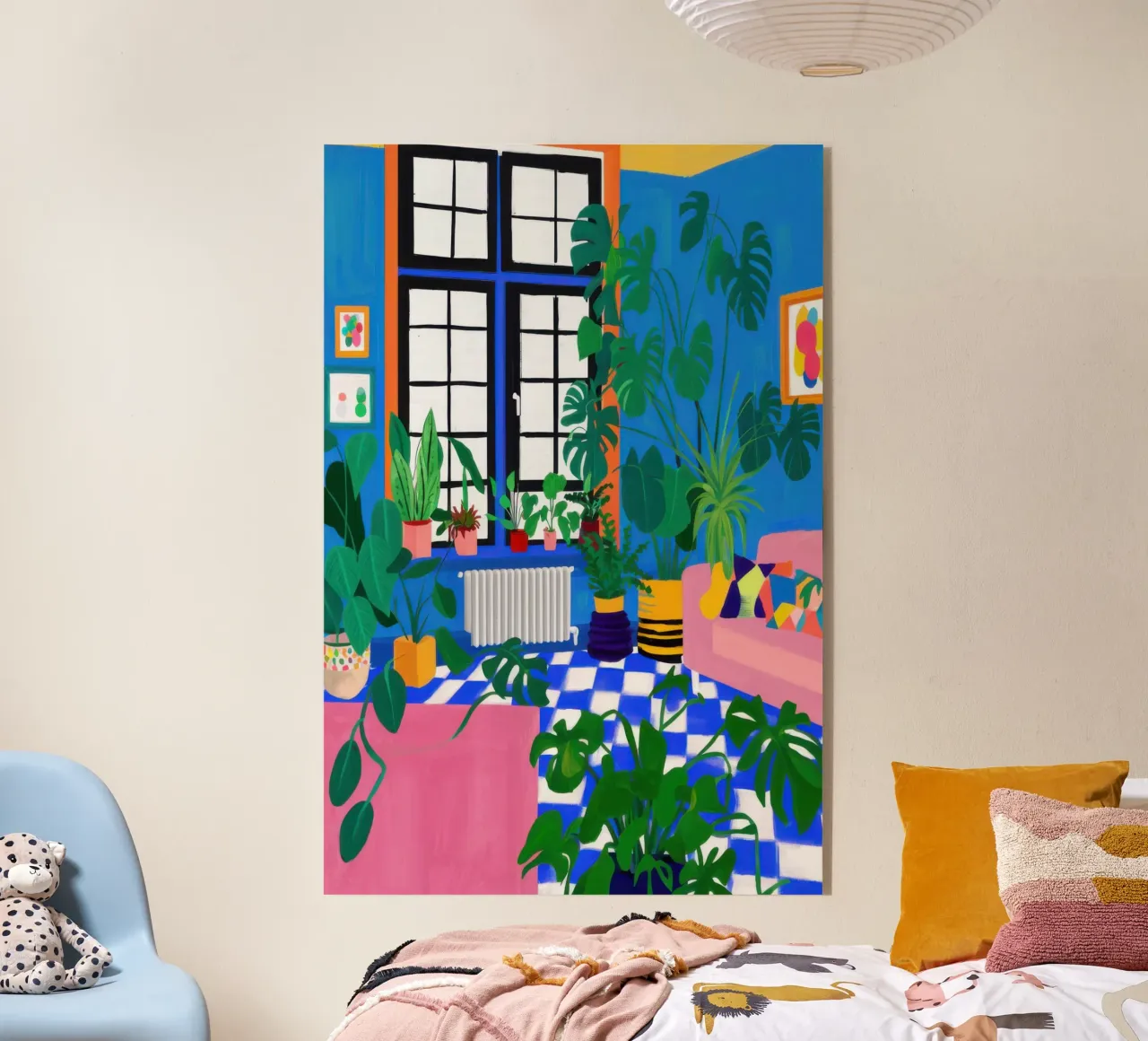 Vivid Room Sanctuary acrylic glass by Frosh Pallete