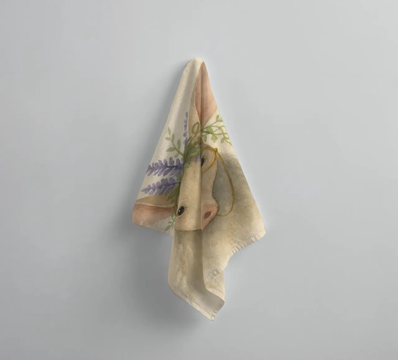 Lavender Scholar: The Gentle Aardvark towel by Graceful Desine