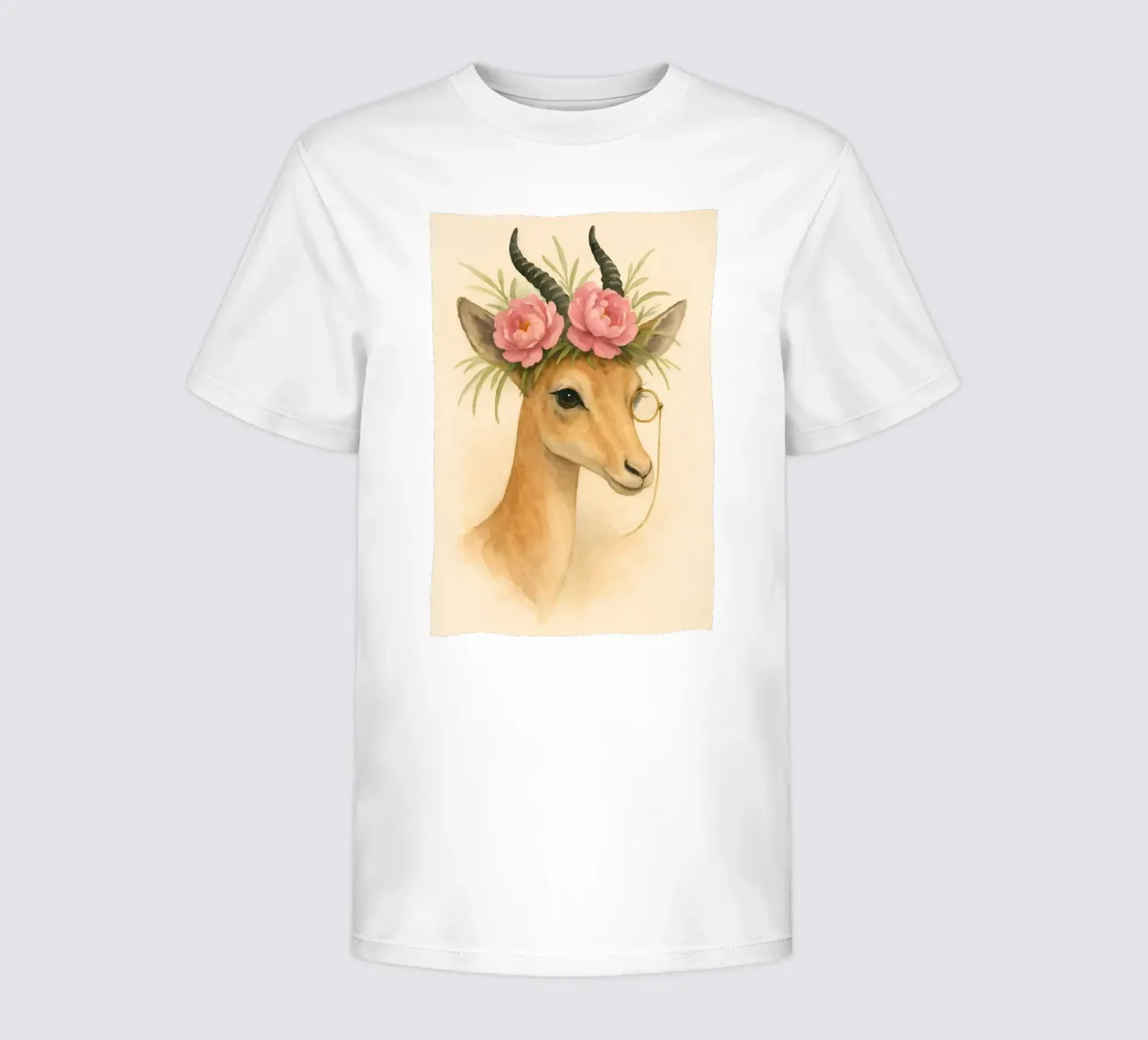 The Poised Gazelle: Peonies & Poise kids t-shirt by Graceful Desine