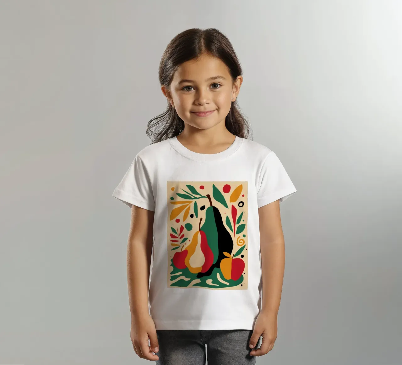 Surreal Pear Composition kids t-shirt by Bring Haven