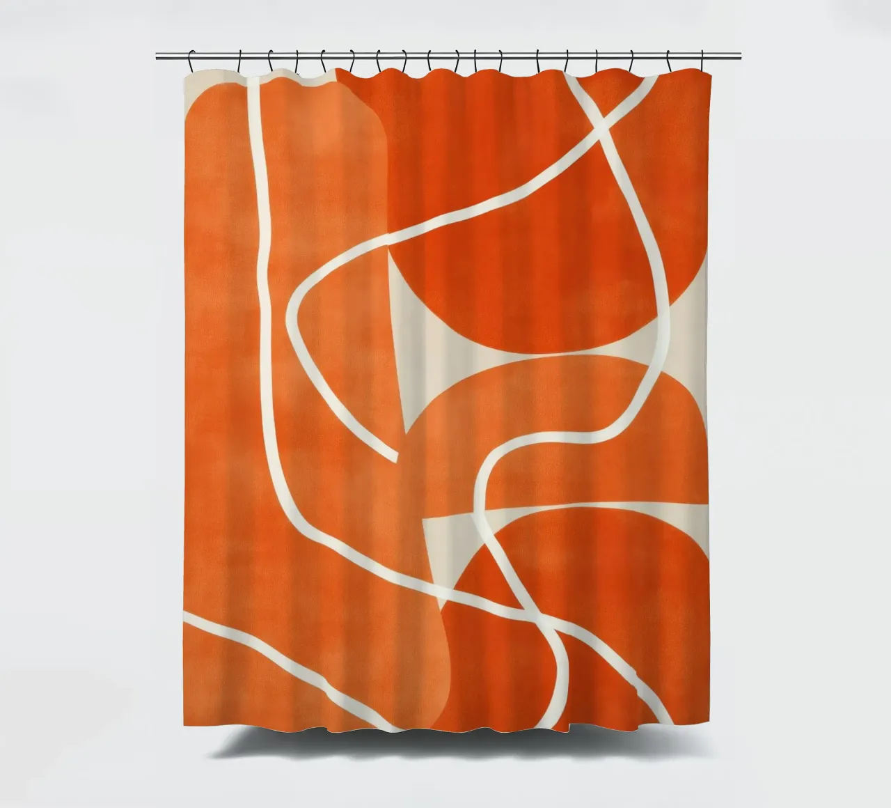 Flowing Lines Over Organic Shapes tenda da doccia da Verse