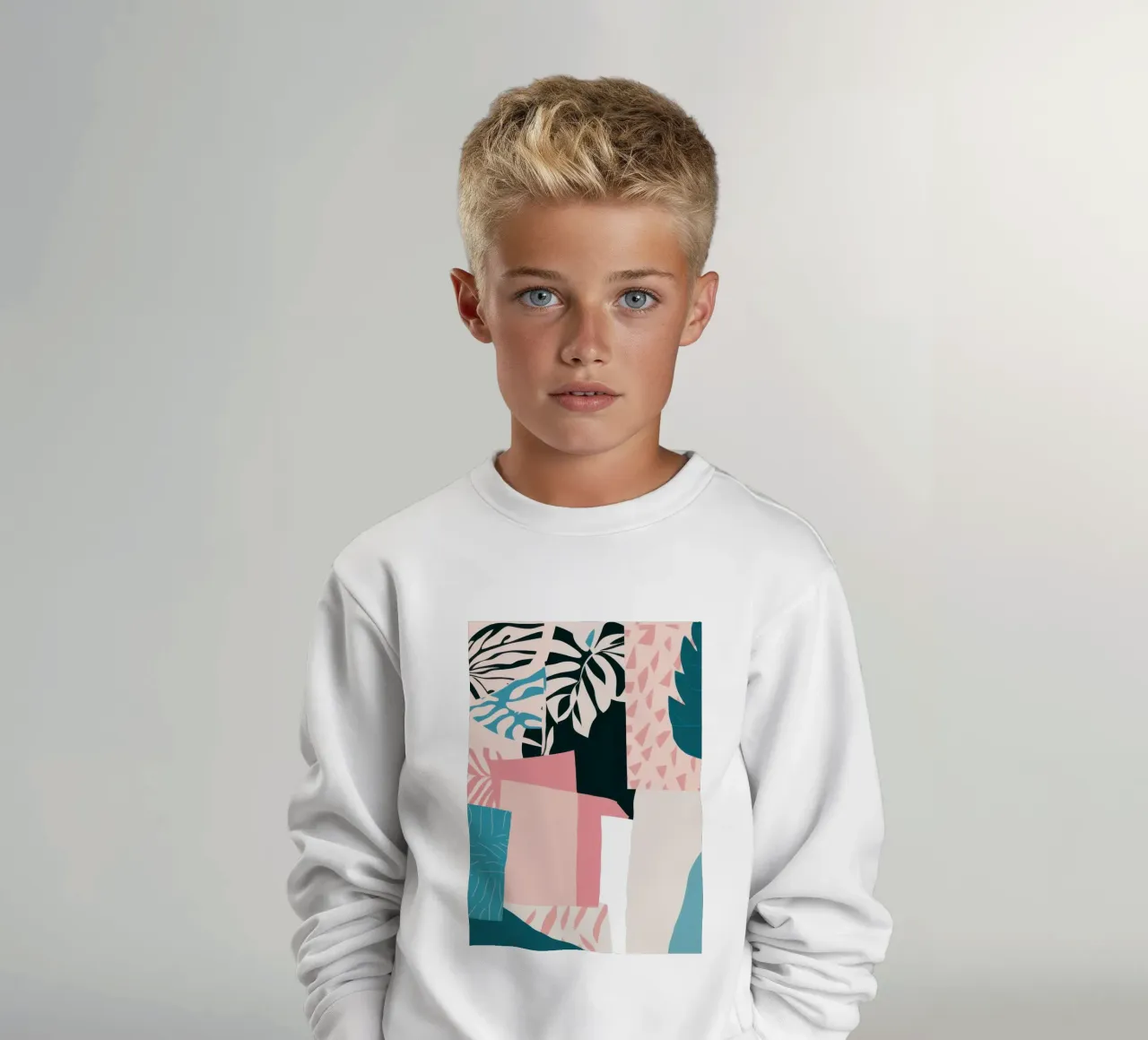Strati astratti in pastello felpa bambino da Frosh Pallete