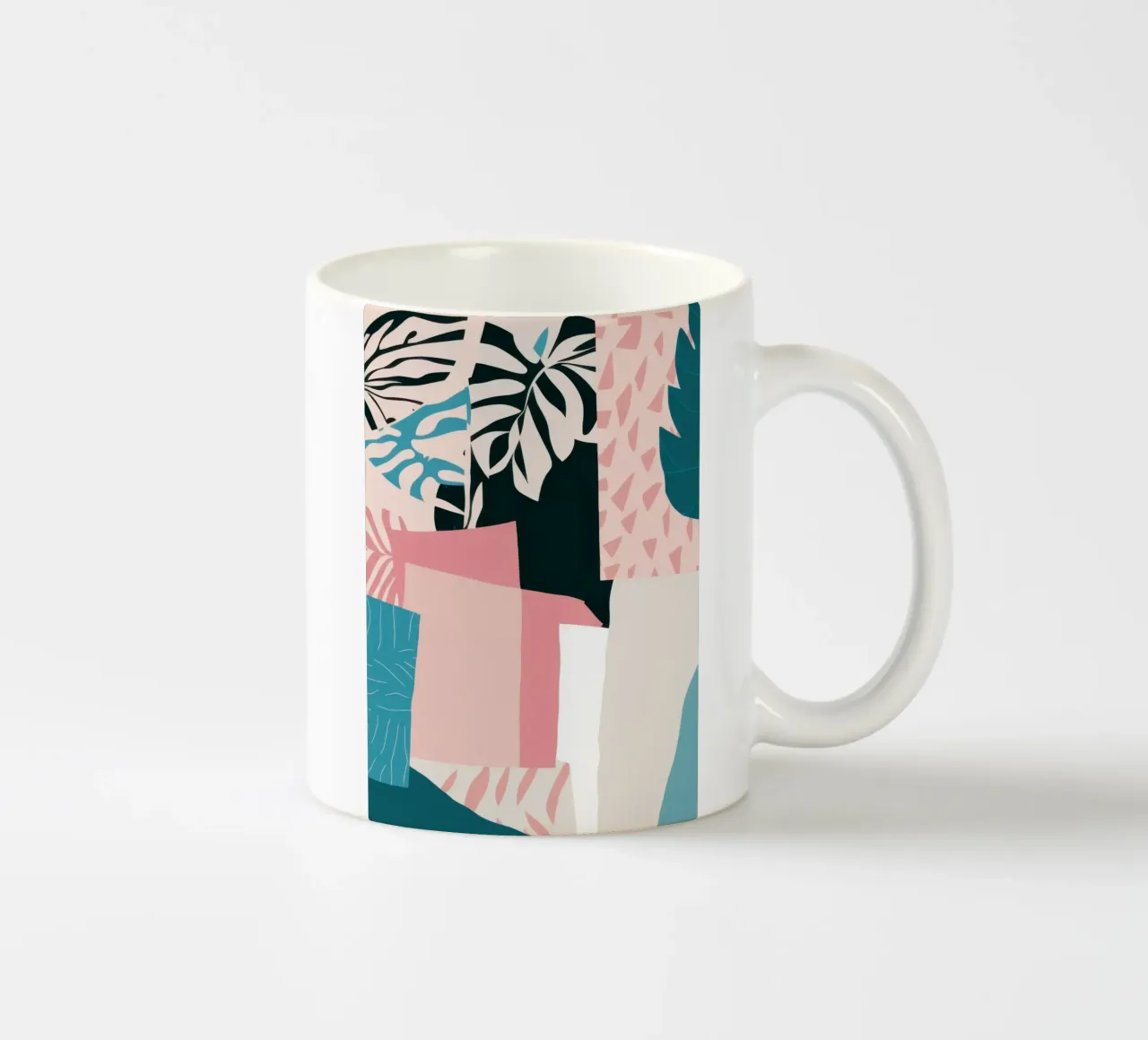 Strati astratti in pastello tazza in ceramica da Frosh Pallete