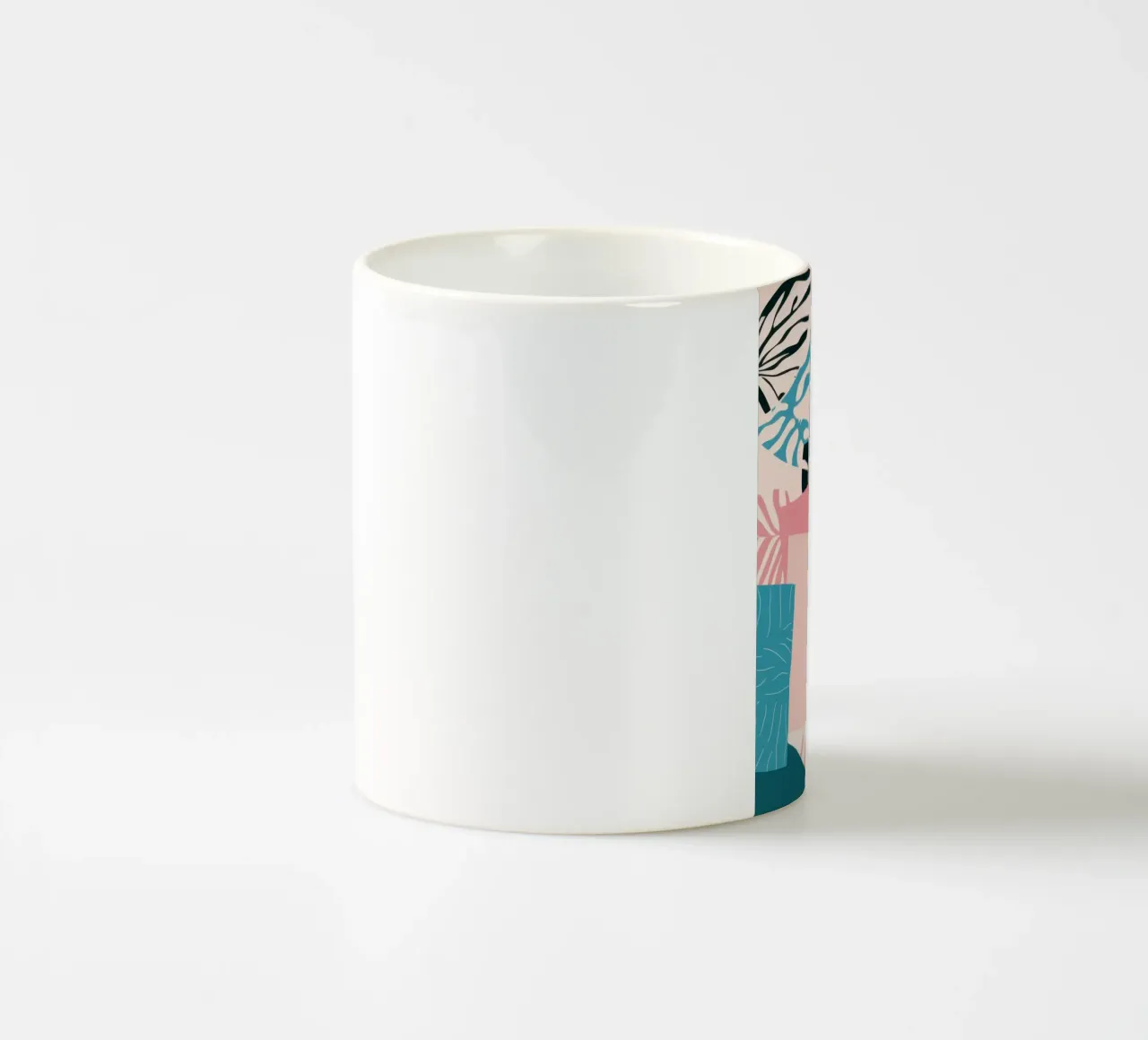 Strati astratti in pastello tazza in ceramica da Frosh Pallete