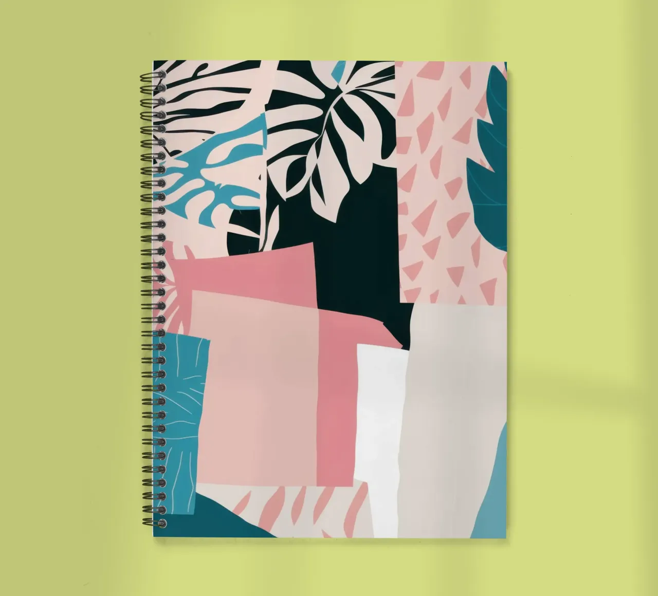Pastel Abstract Layers spiral notebook by Frosh Pallete