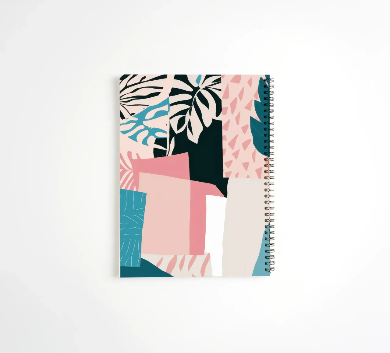 Pastel Abstract Layers spiral notebook by Frosh Pallete